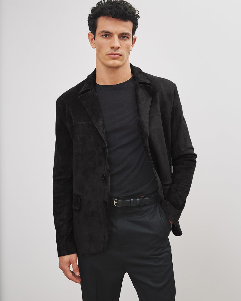 NILI LOTAN MESSINA SUEDE JACKET outlook