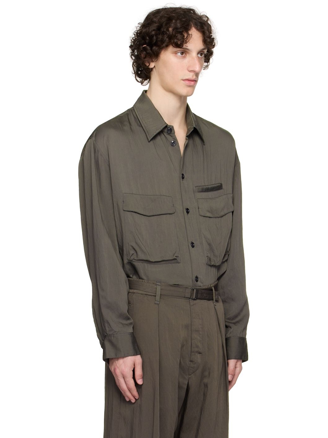Gray Utility Shirt - 2