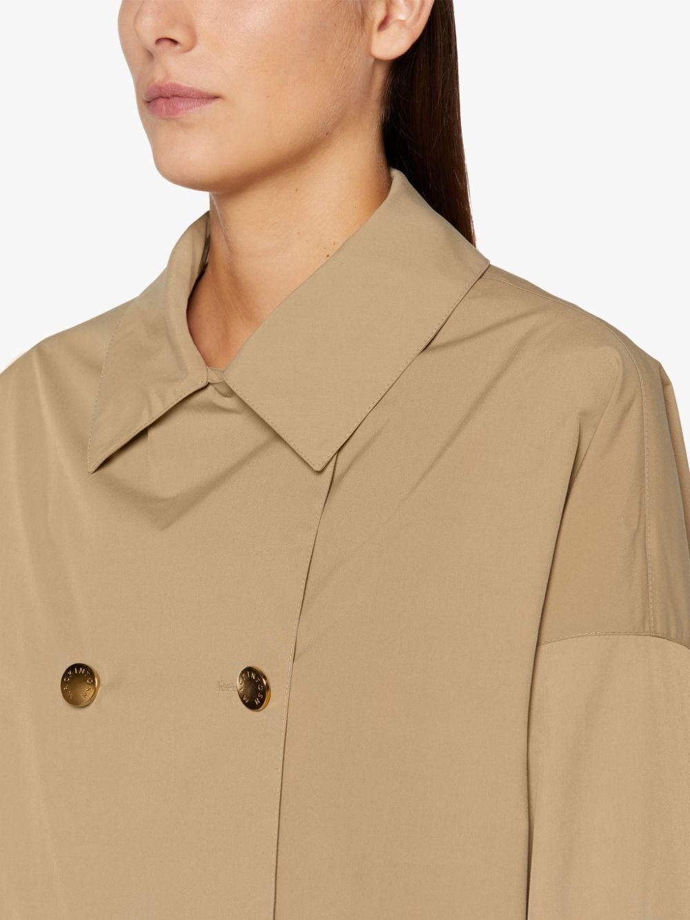 HUMBIE FAWN DOUBLE BREASTED OVERCOAT LM-1103B - 5