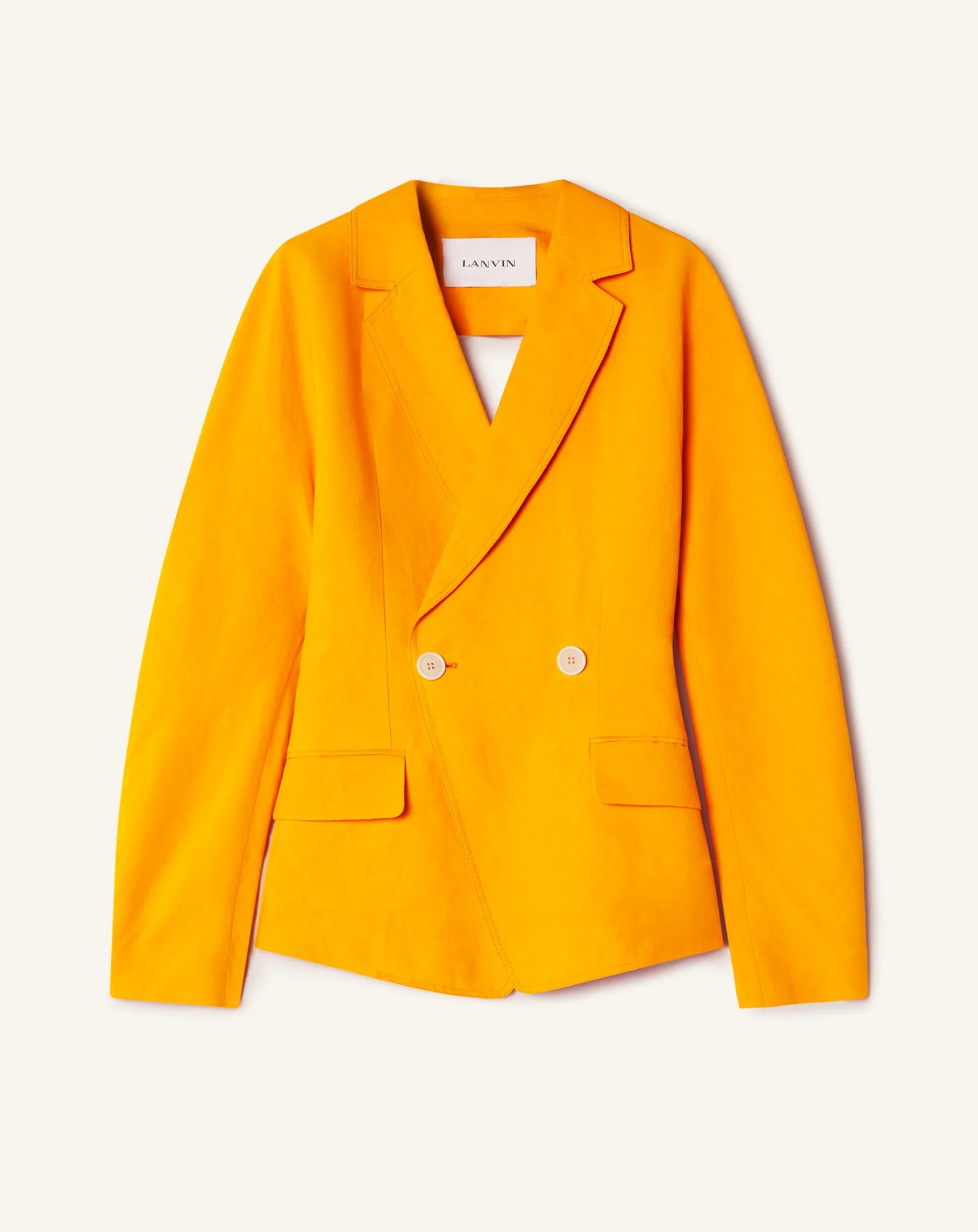 PAPER AND VISCOSE OPEN-BACK JACKET - 1