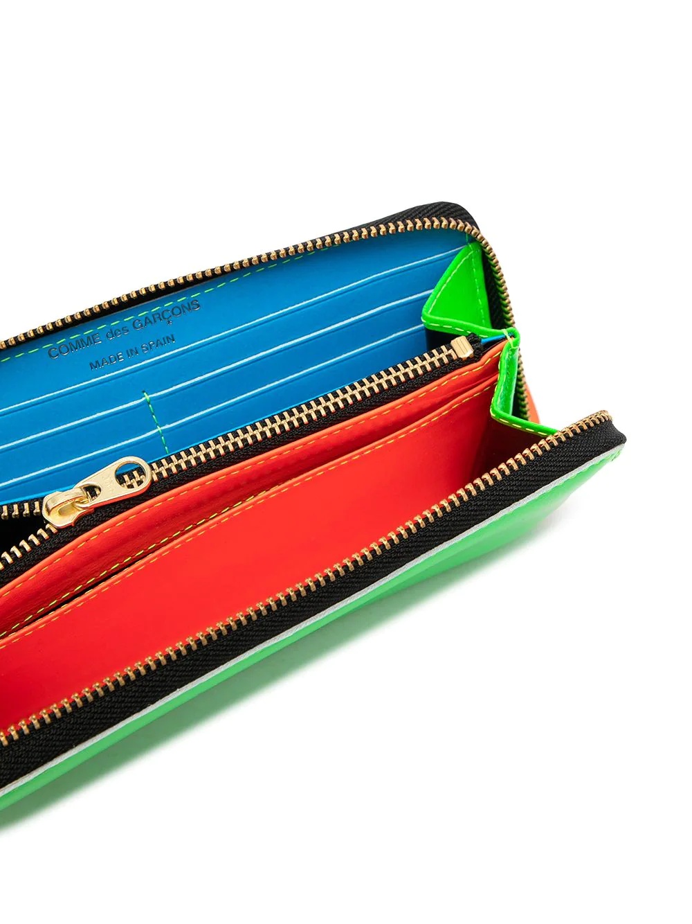 zip-around leather wallet - 3
