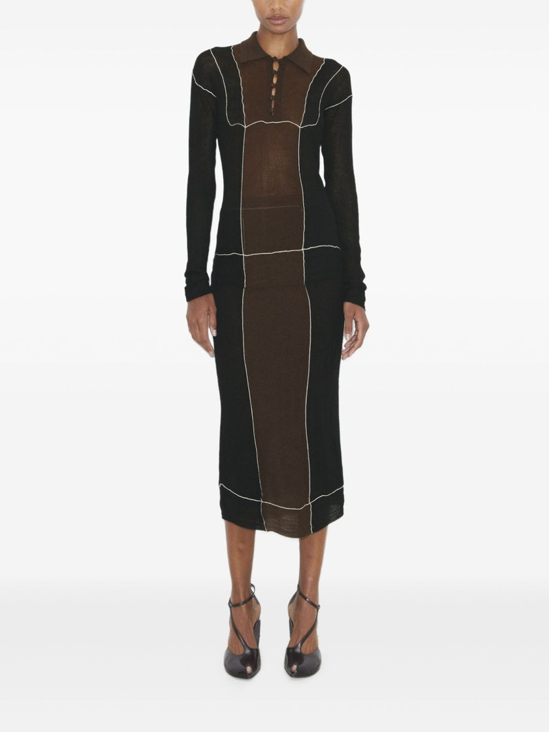 TORY BURCH colour-block polo top outlook