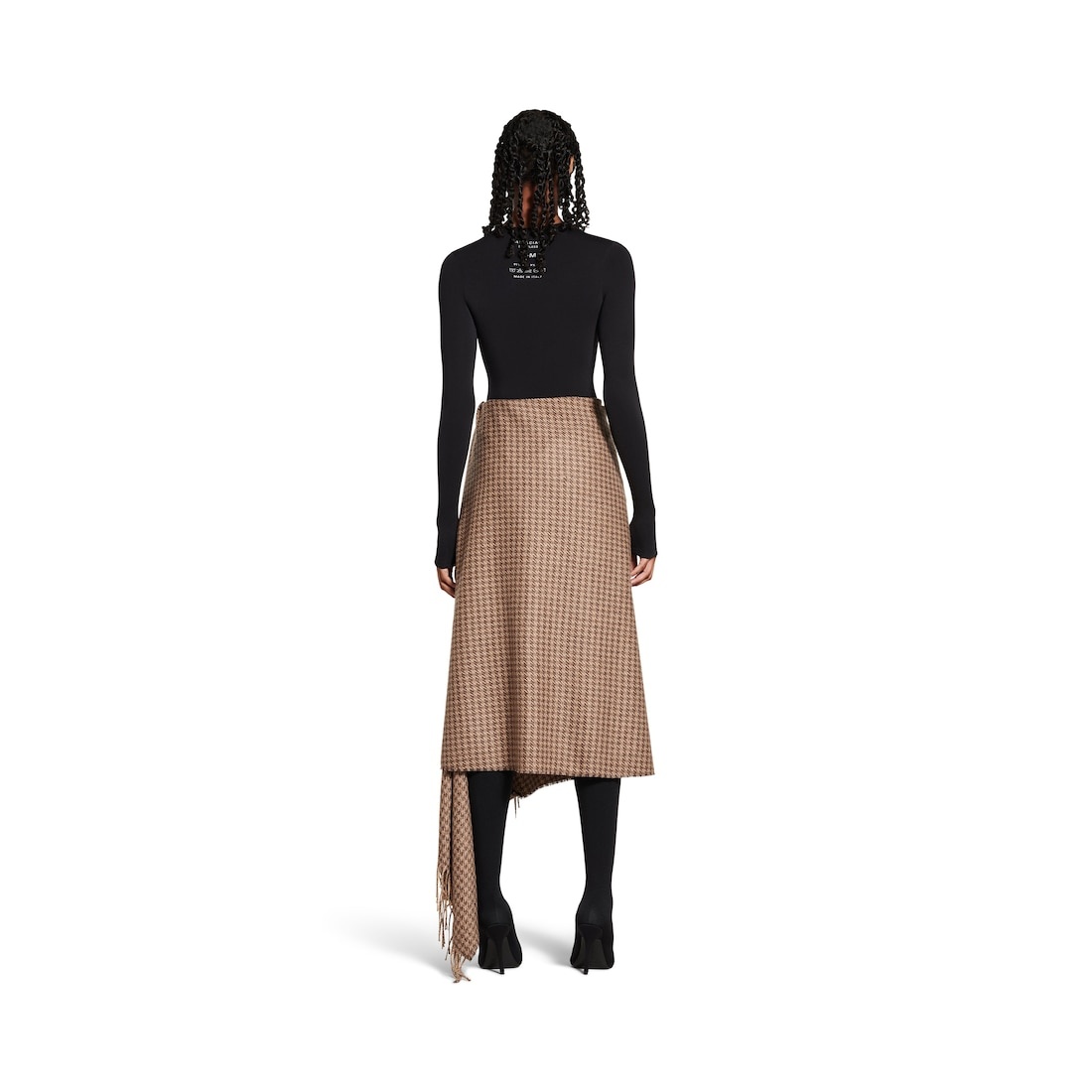 Women's Scarf Skirt  in Brown - 4
