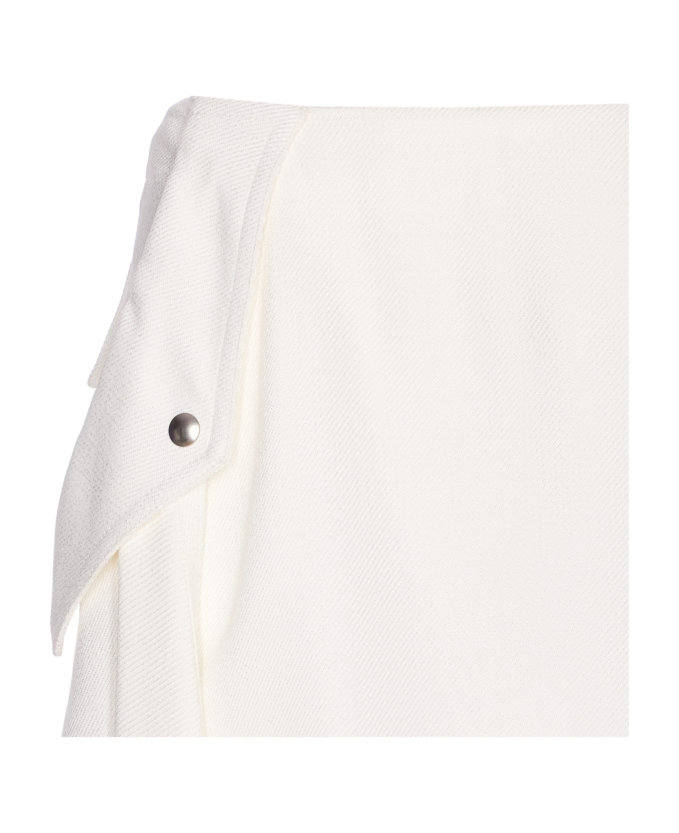 Viscose Pleated Skirt - 4