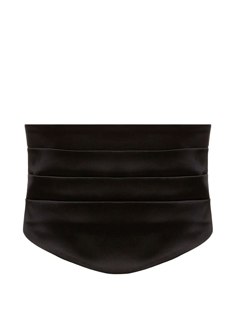 NINA RICCI pleated satin belt outlook