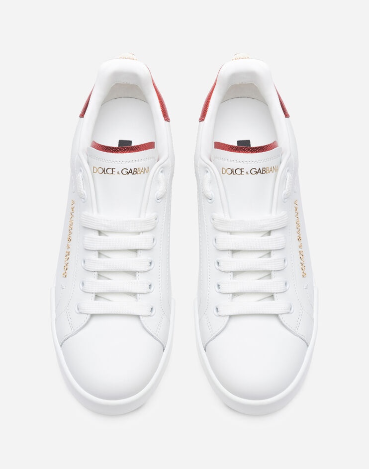 Portofino sneakers in nappa calfskin with lettering - 4