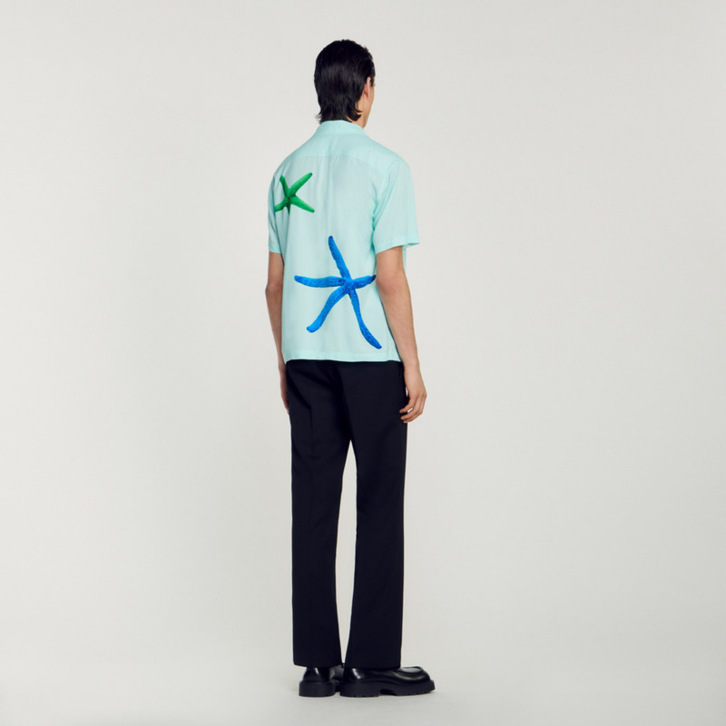 Starfish printed shirt 6