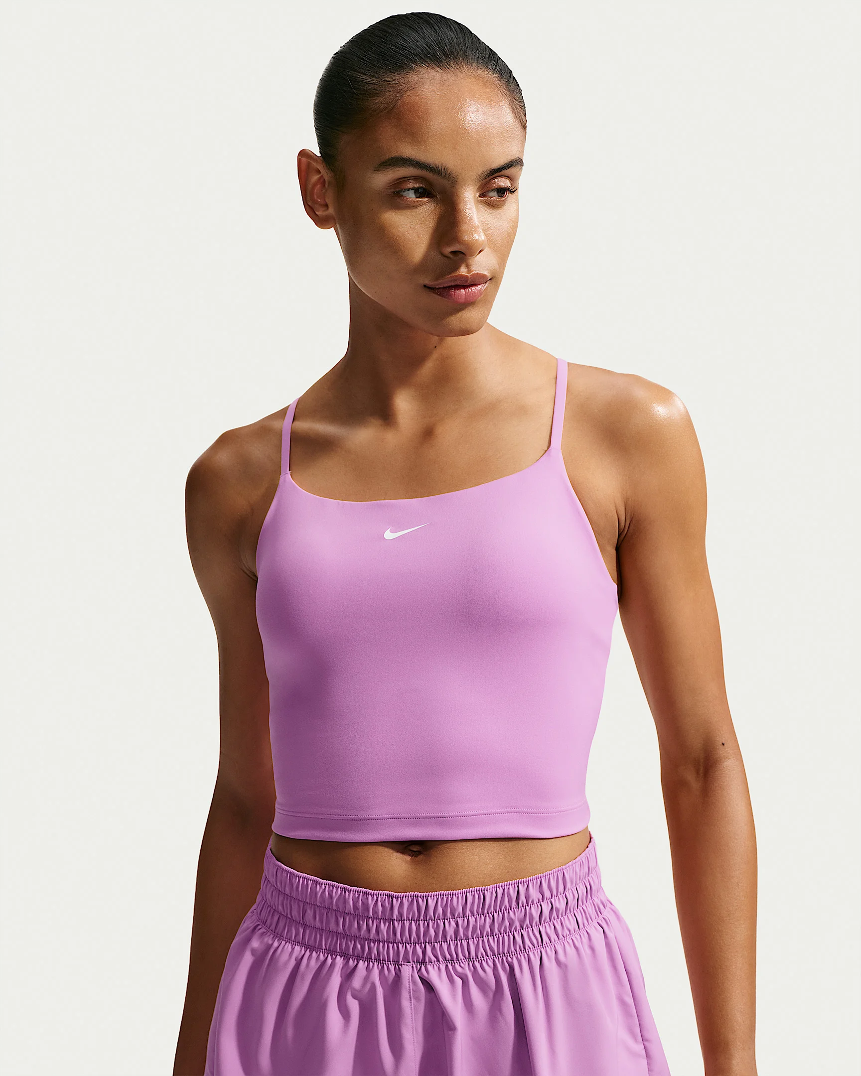 Nike One Women's Medium-Support Padded Adjustable Sports Bra Tank - 1