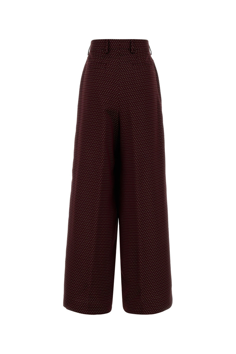 Dries Van Noten Embroidered satin Penn wide-leg pant outlook