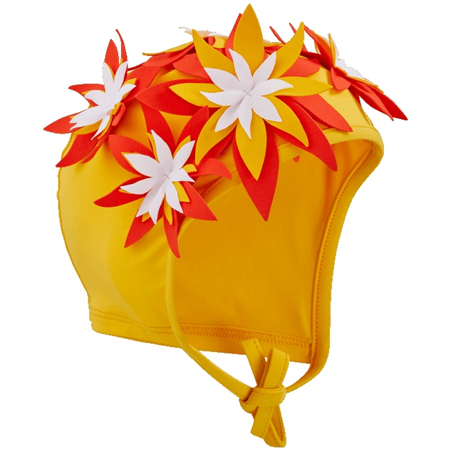 Women Bathing Cap Fleurs 3D - 1