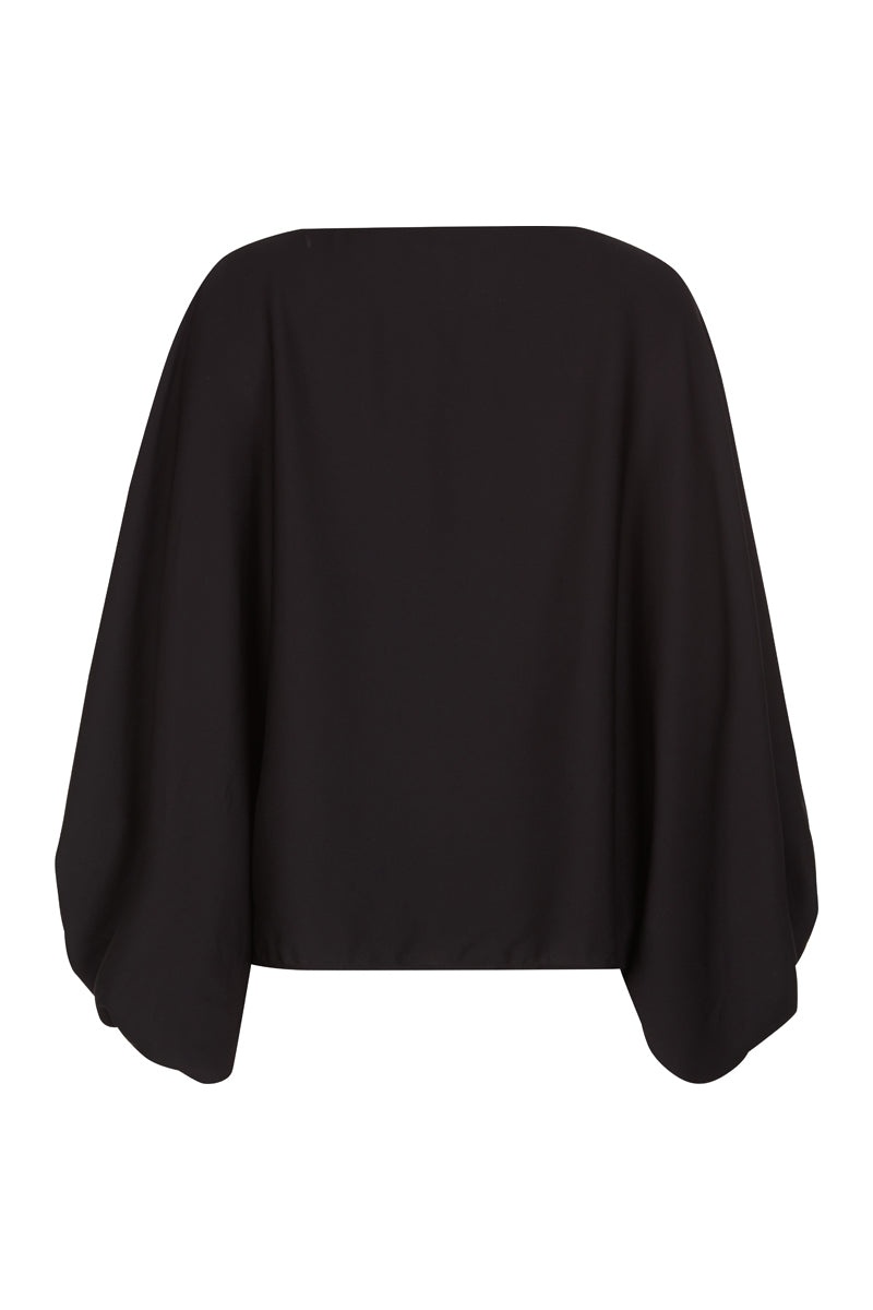 Silk Georgette Scarf Blouse - 2
