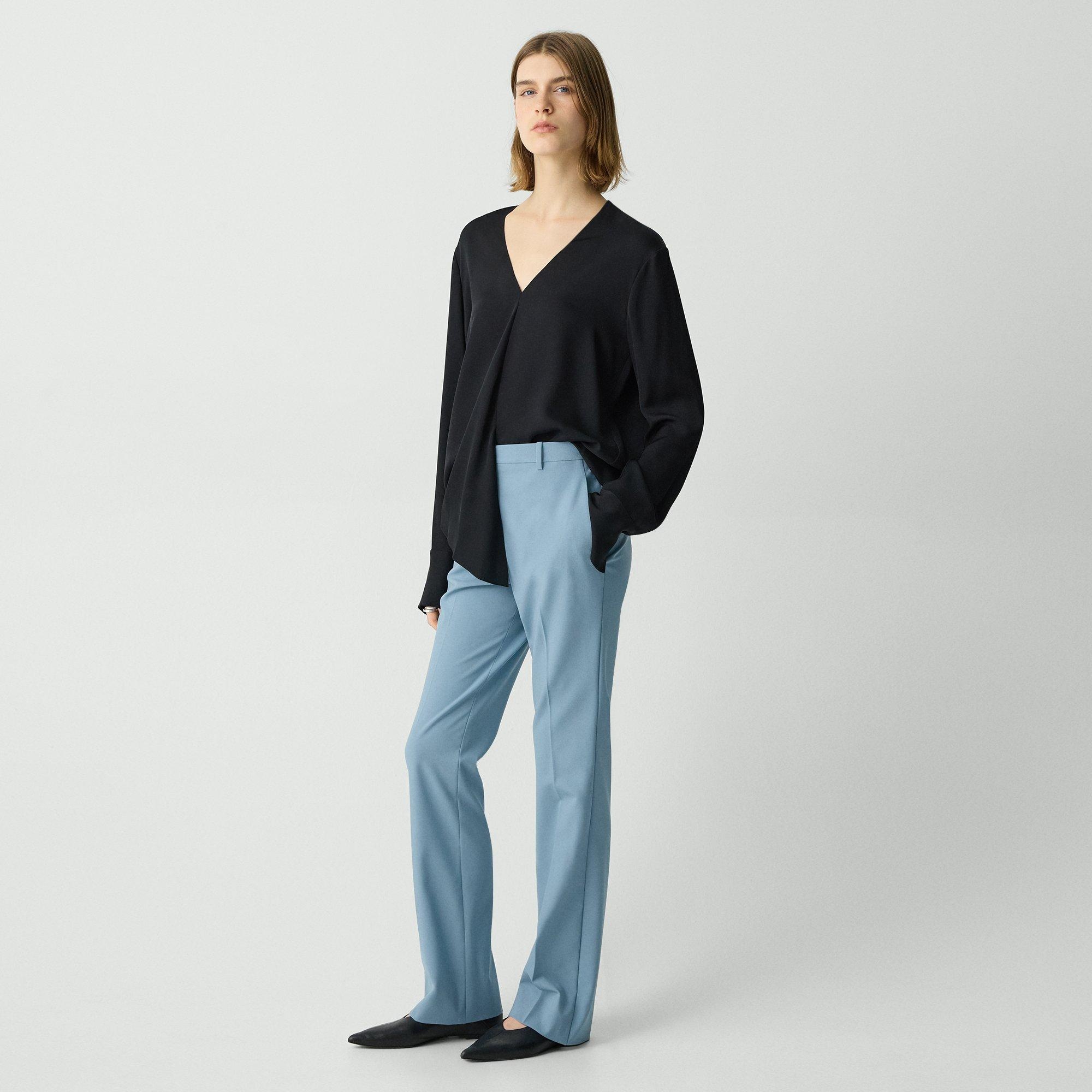 Flared Pant in Good Wool - 3