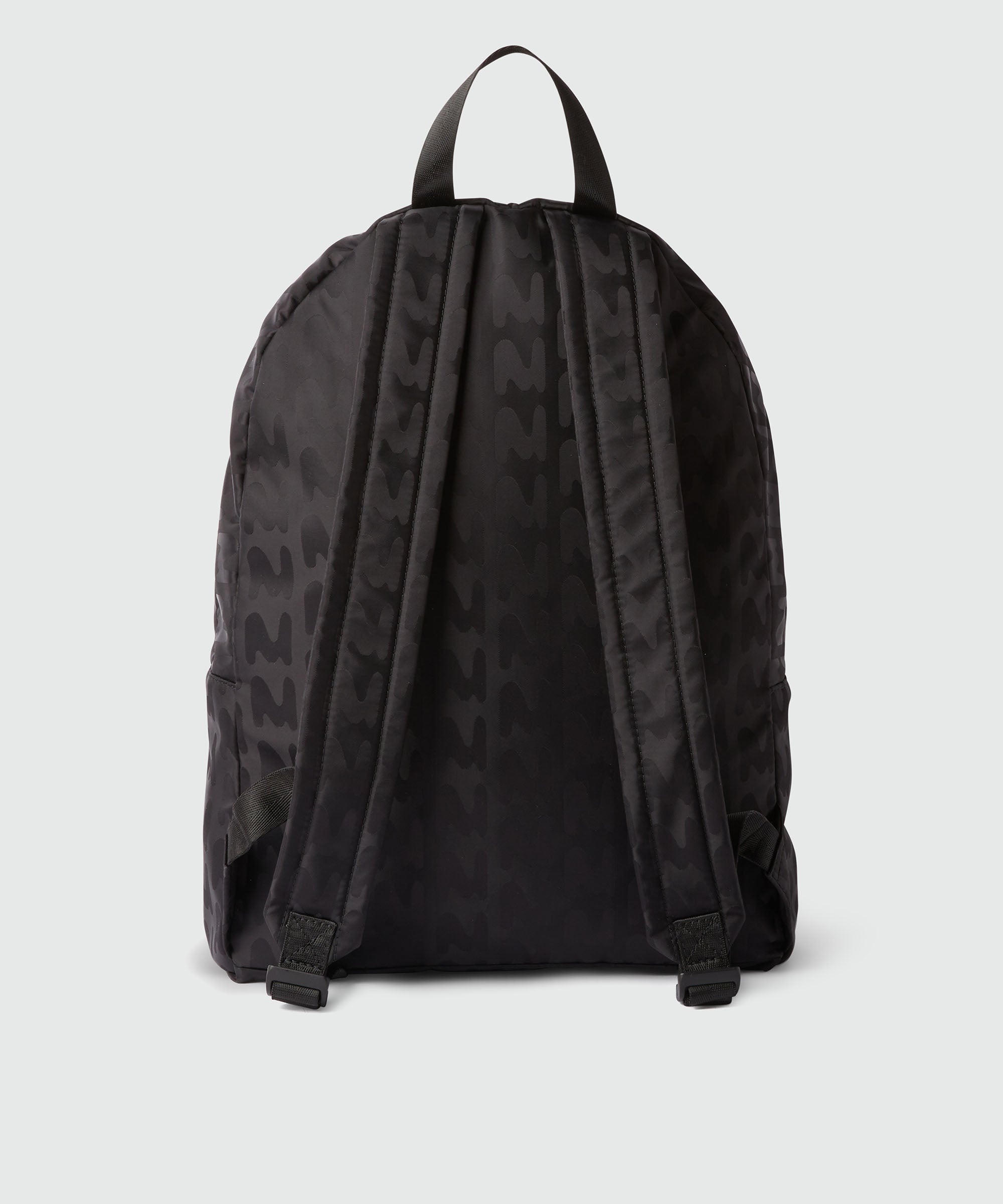 Fabric backpack with "White logo impact" in relief all-over - 2