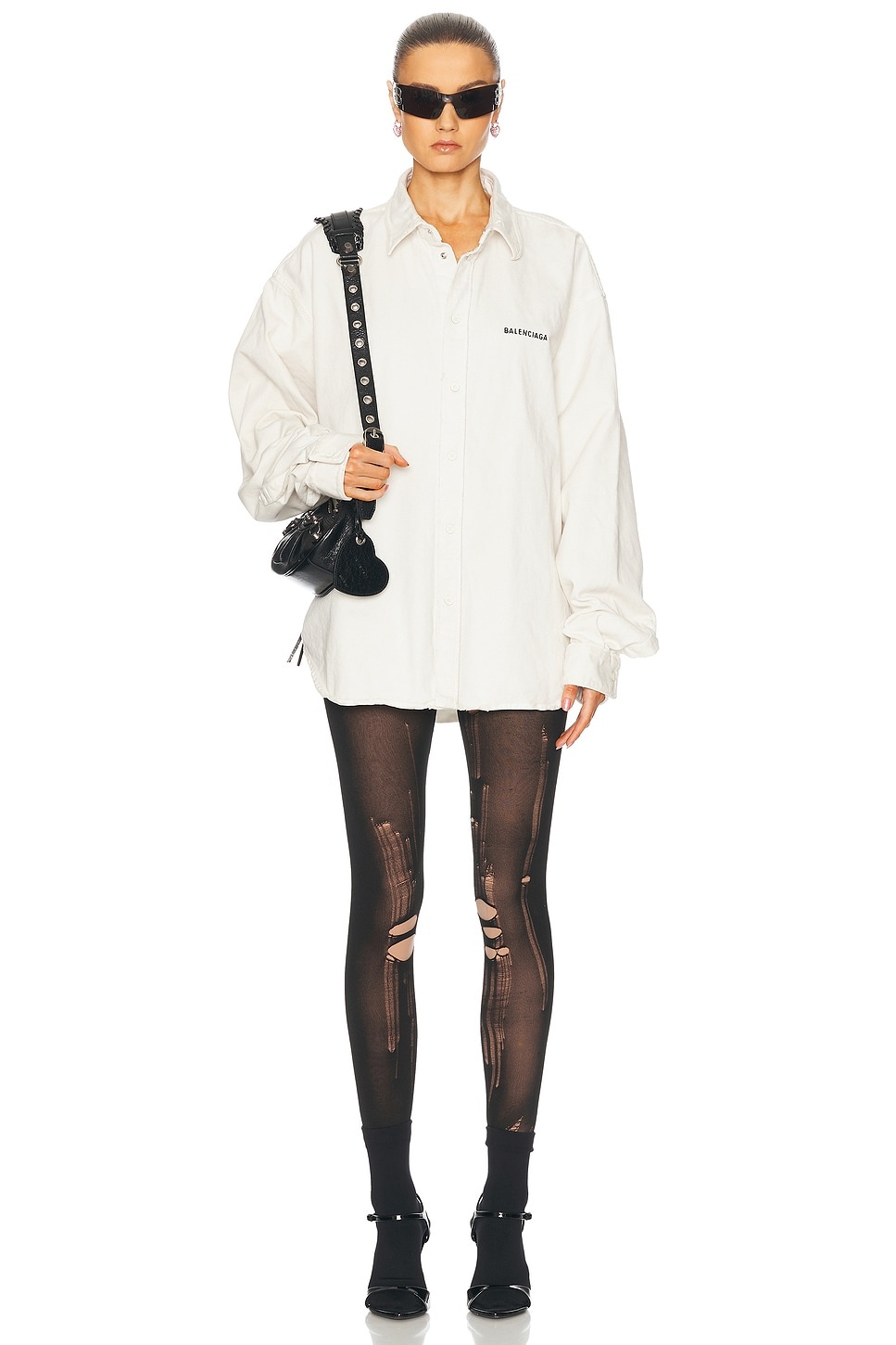 Large Fit Long Sleeve Shirt - 4