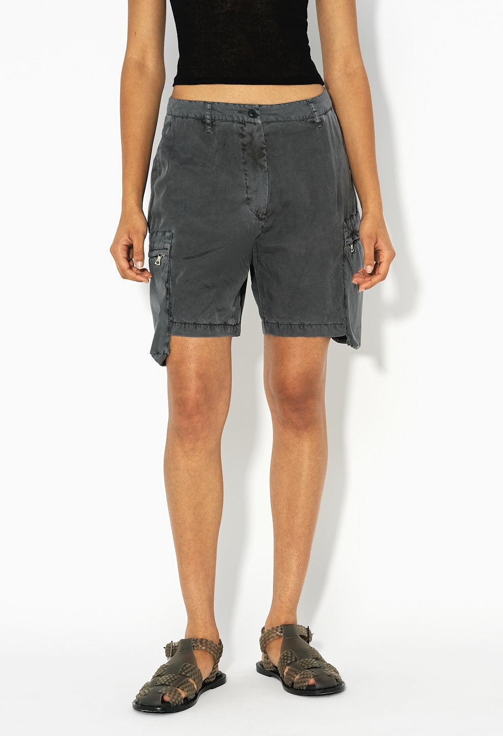 PANELED UTILITY SHORT - 3