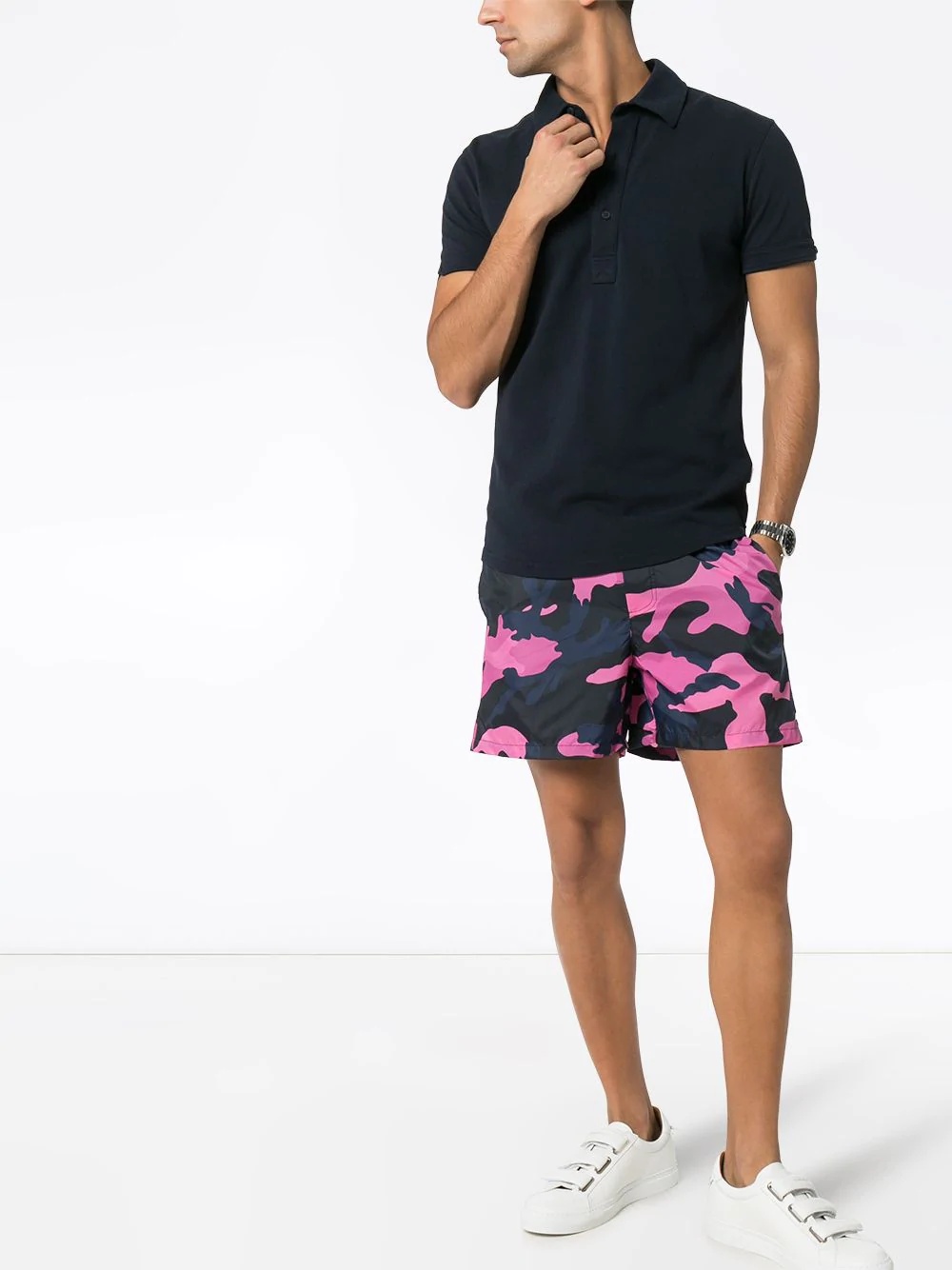 camouflage swim shorts - 2