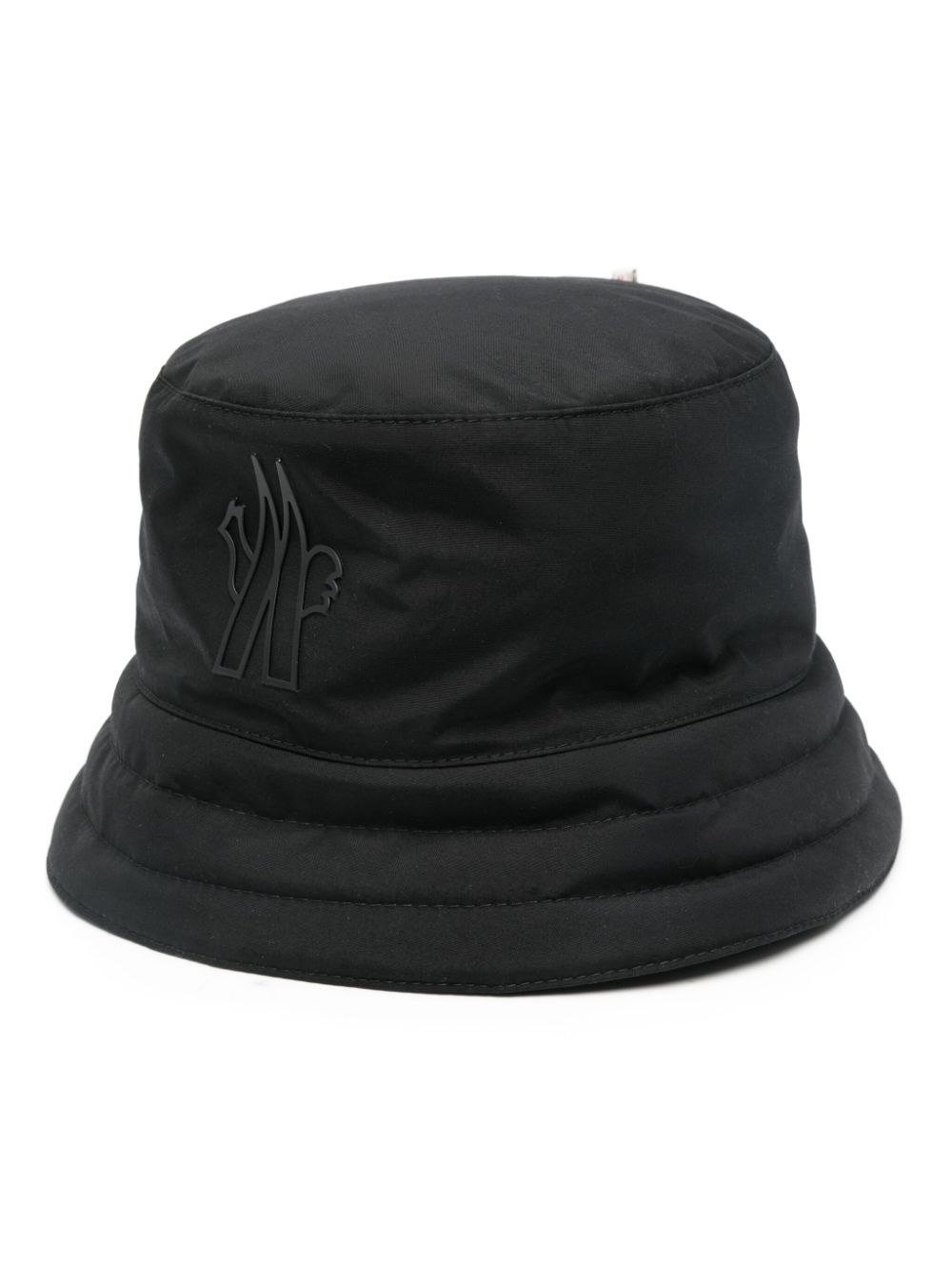 rubberised-logo bucket hat - 1