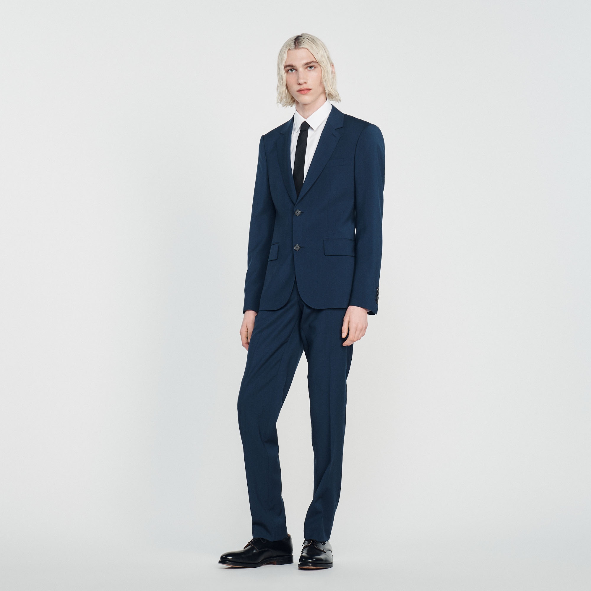 Virgin wool suit jacket - 1