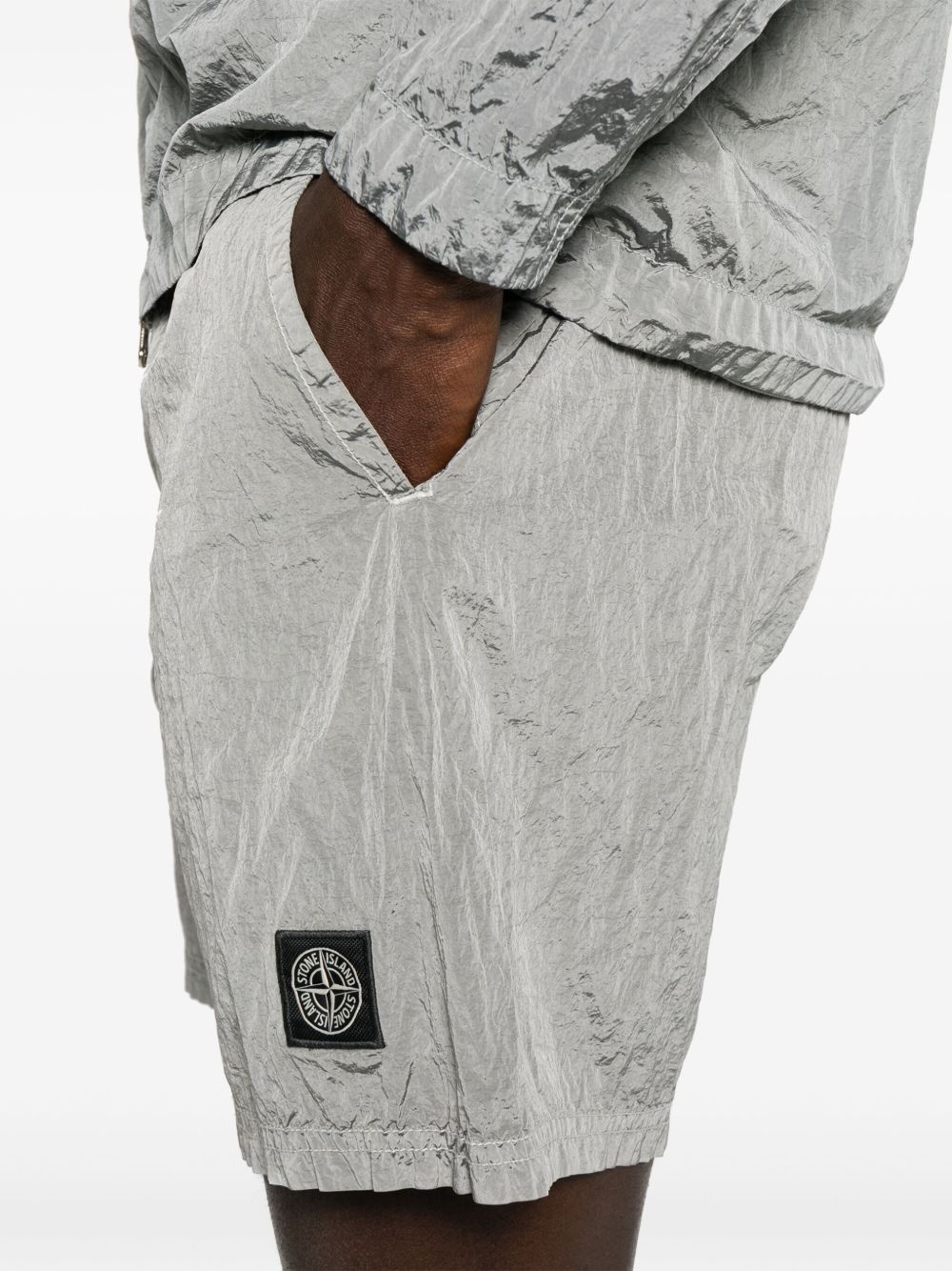 crinkled shorts - 5