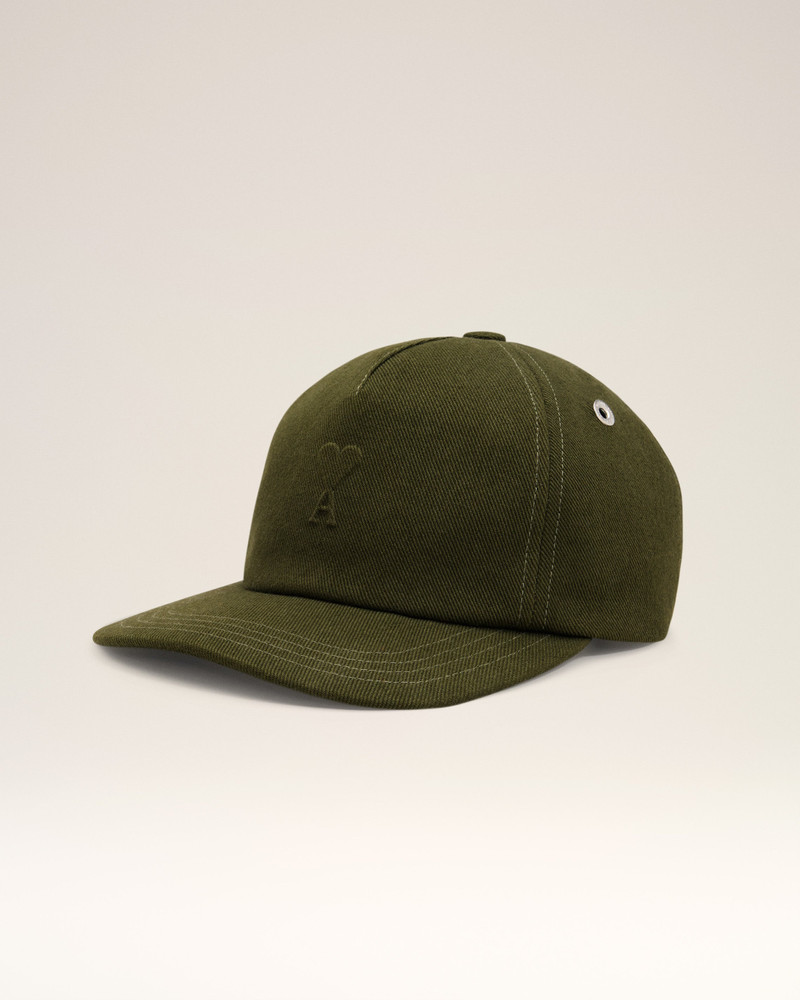 GREEN COTTON EMBOSSED AMI DE COEUR CAP 1