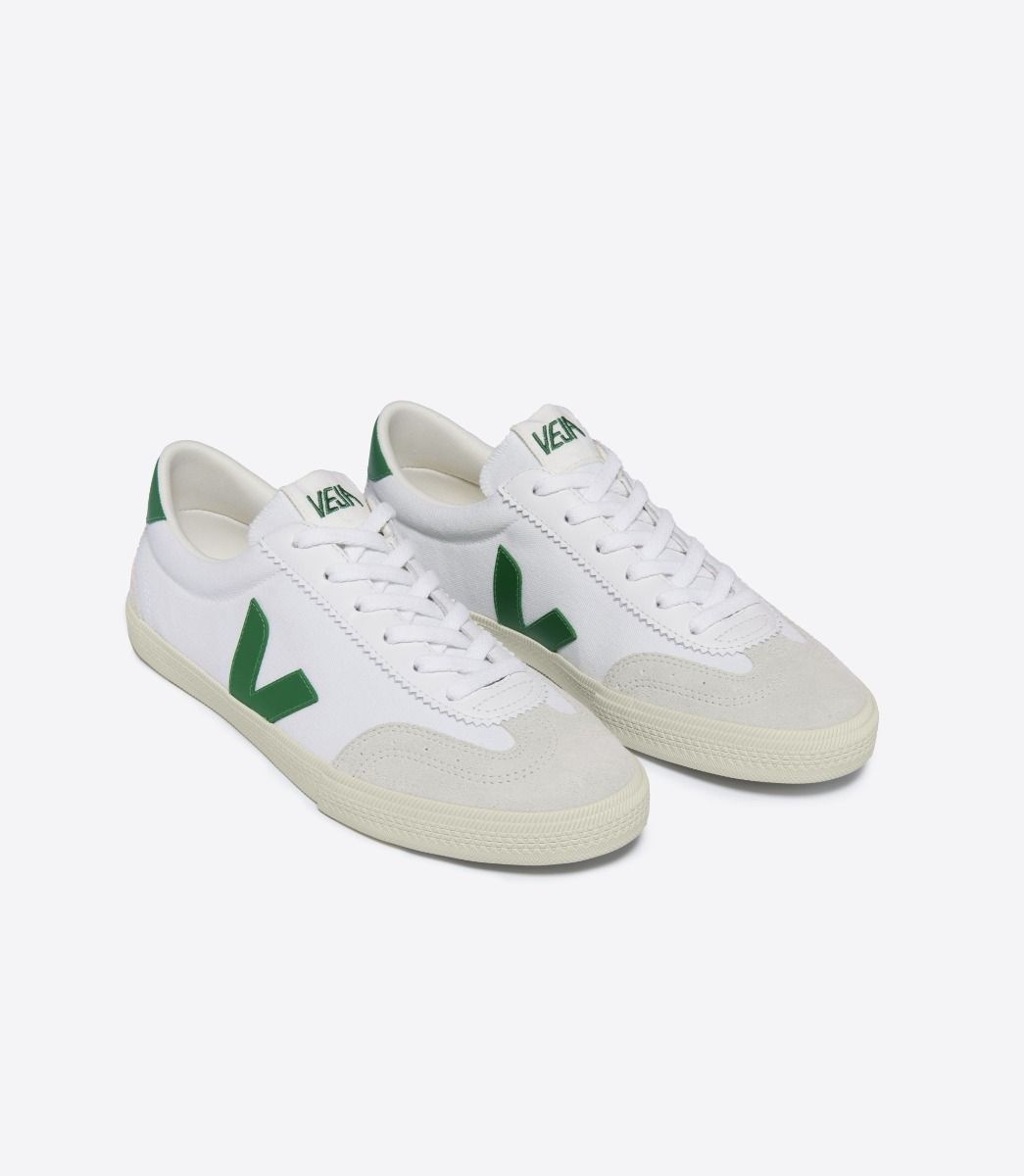 VOLLEY CANVAS WHITE EMERAUDE - 2