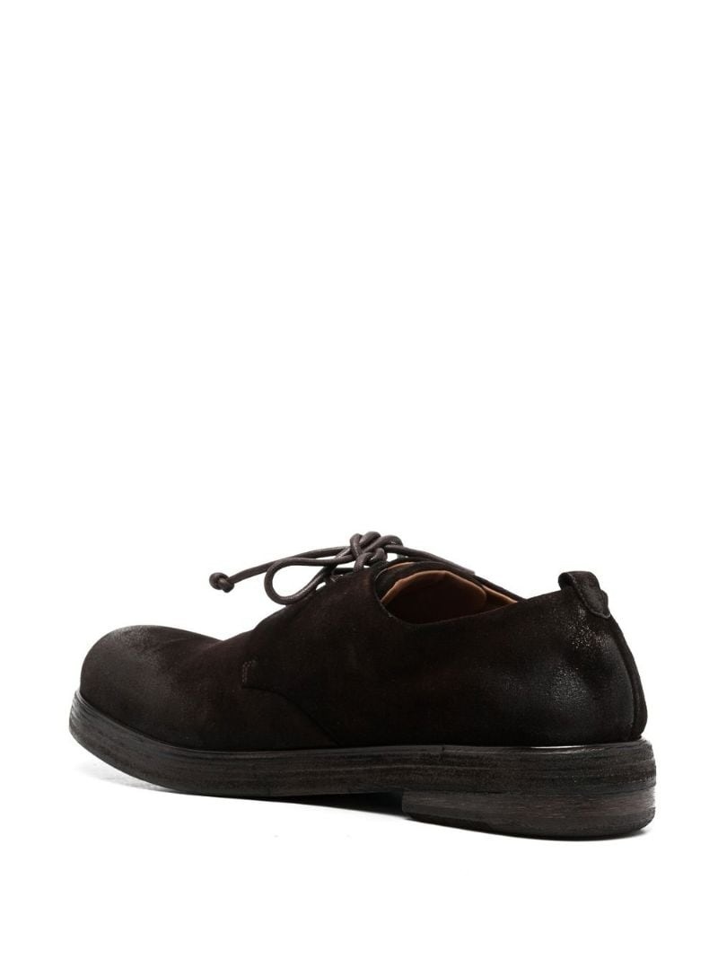 lace-up suede Oxford shoes - 3