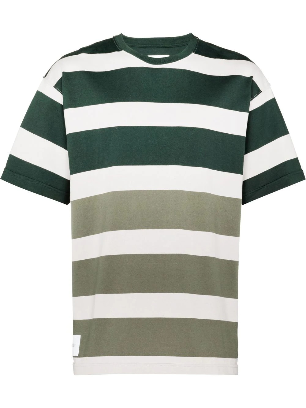 striped short-sleeve T-shirt - 1