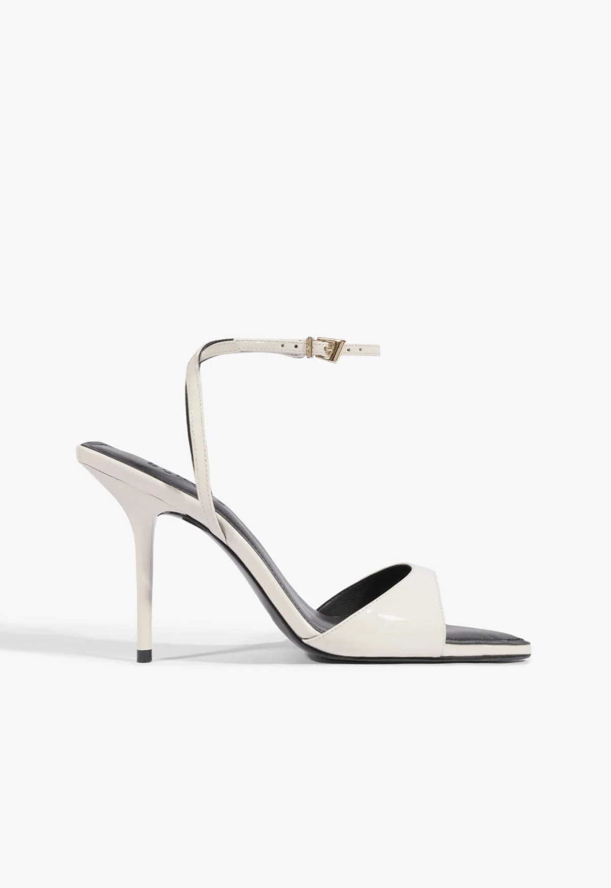 Elodie Buckle Patent Leather Sandal - 1