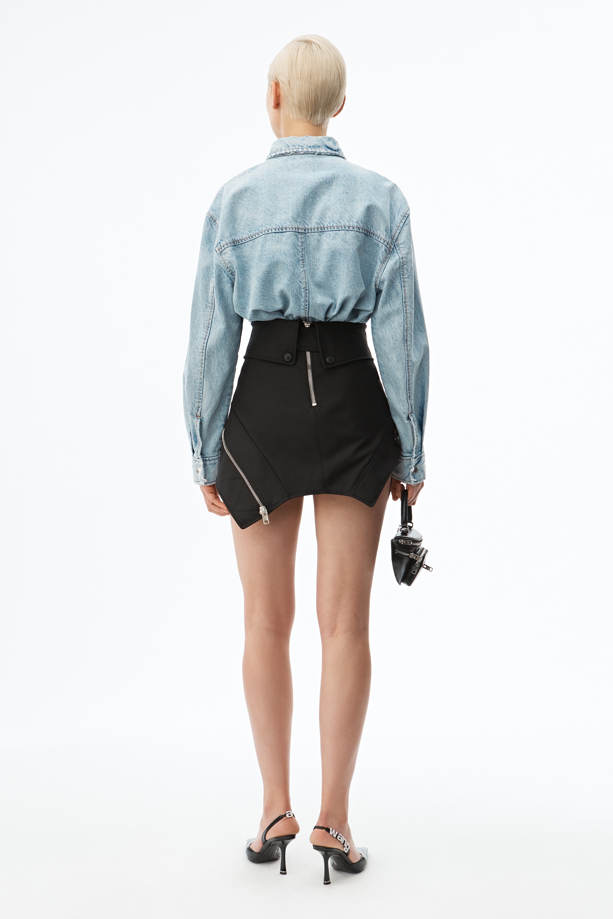 DECONSTRUCTED TRENCH SKIRT - 4