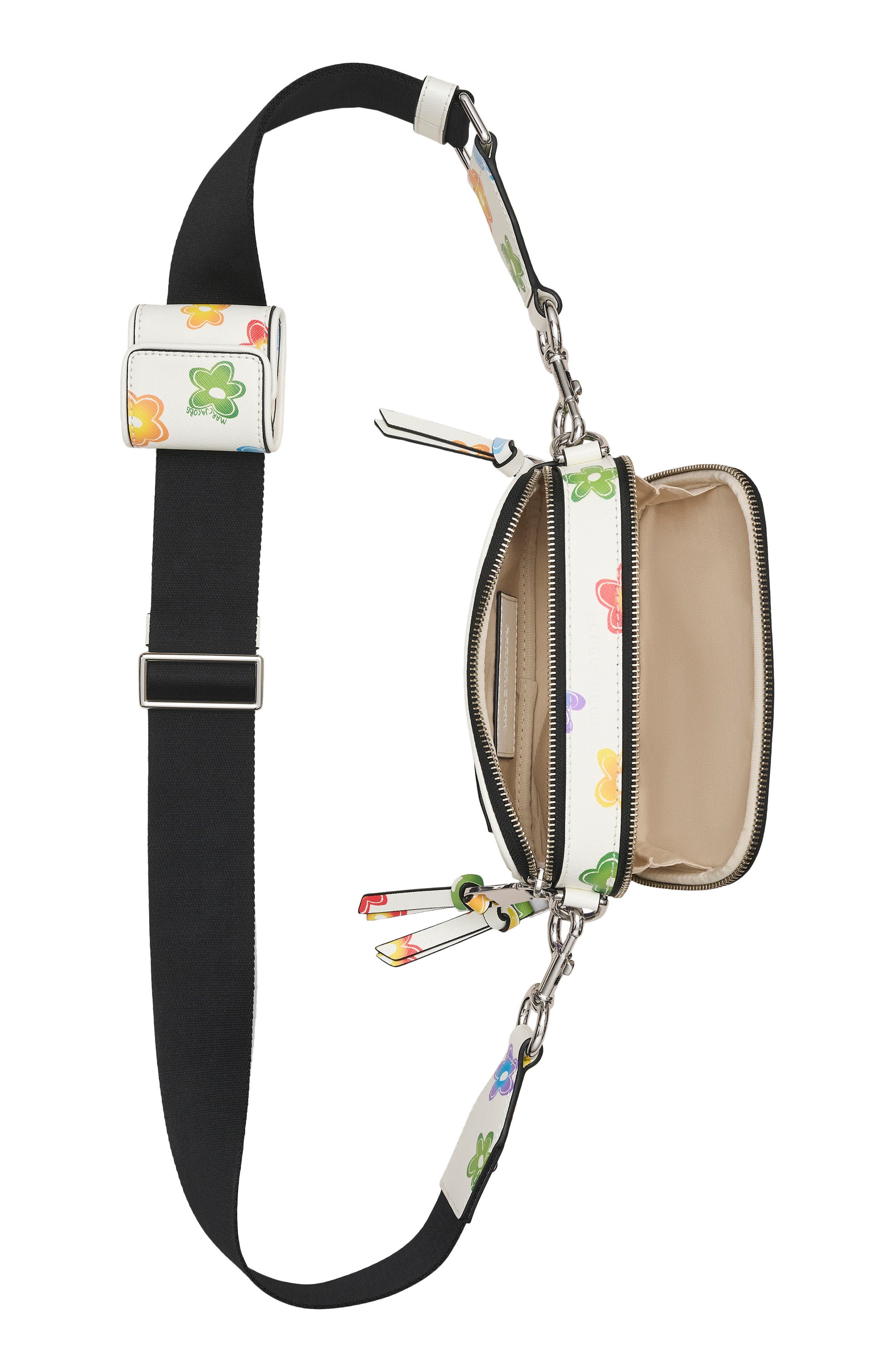Marc Jacobs The Wild Daisy Snapshot Bag in White Multi at Nordstrom - 4