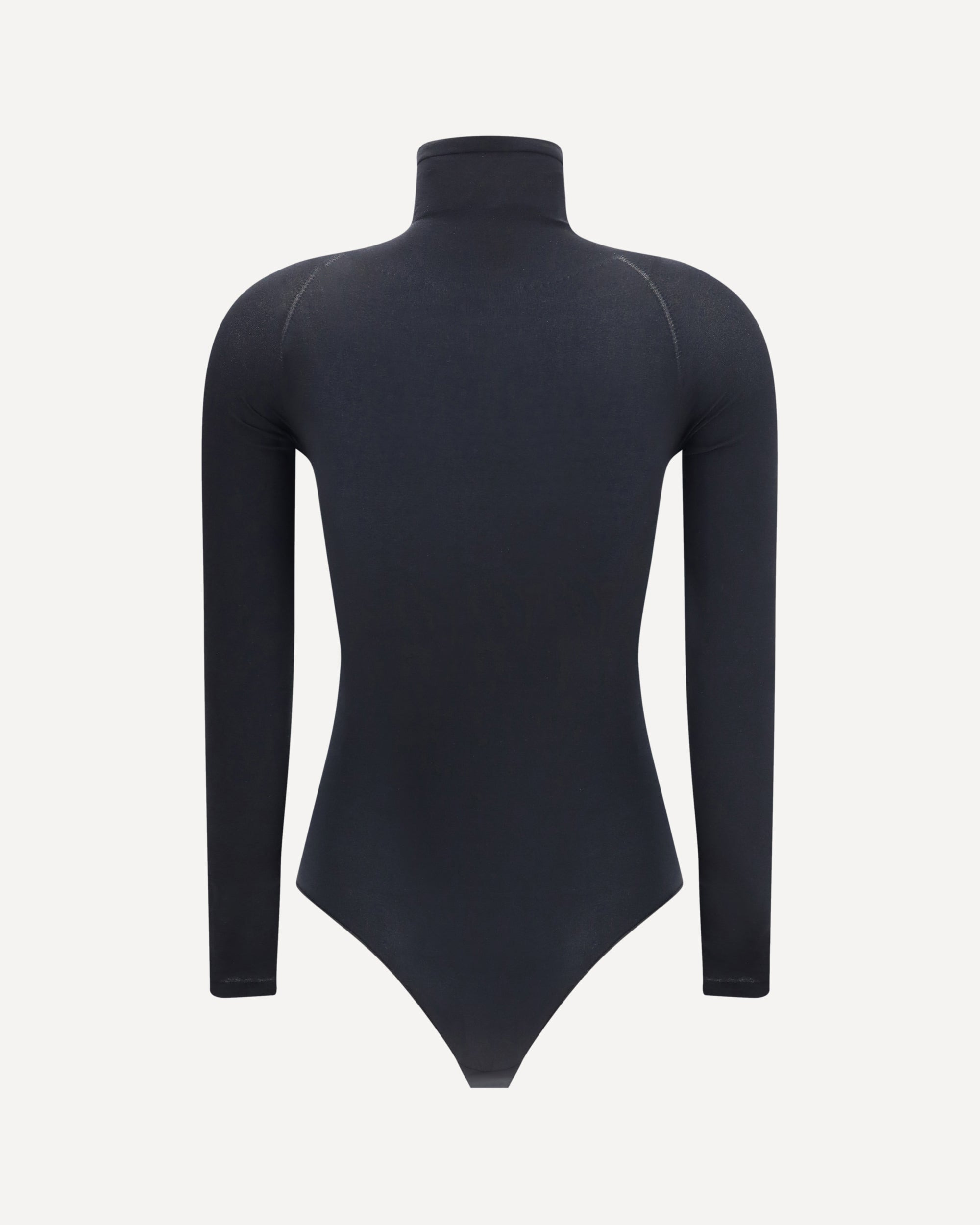 Knitted second-skin effect Bodysuit with high neck - 2