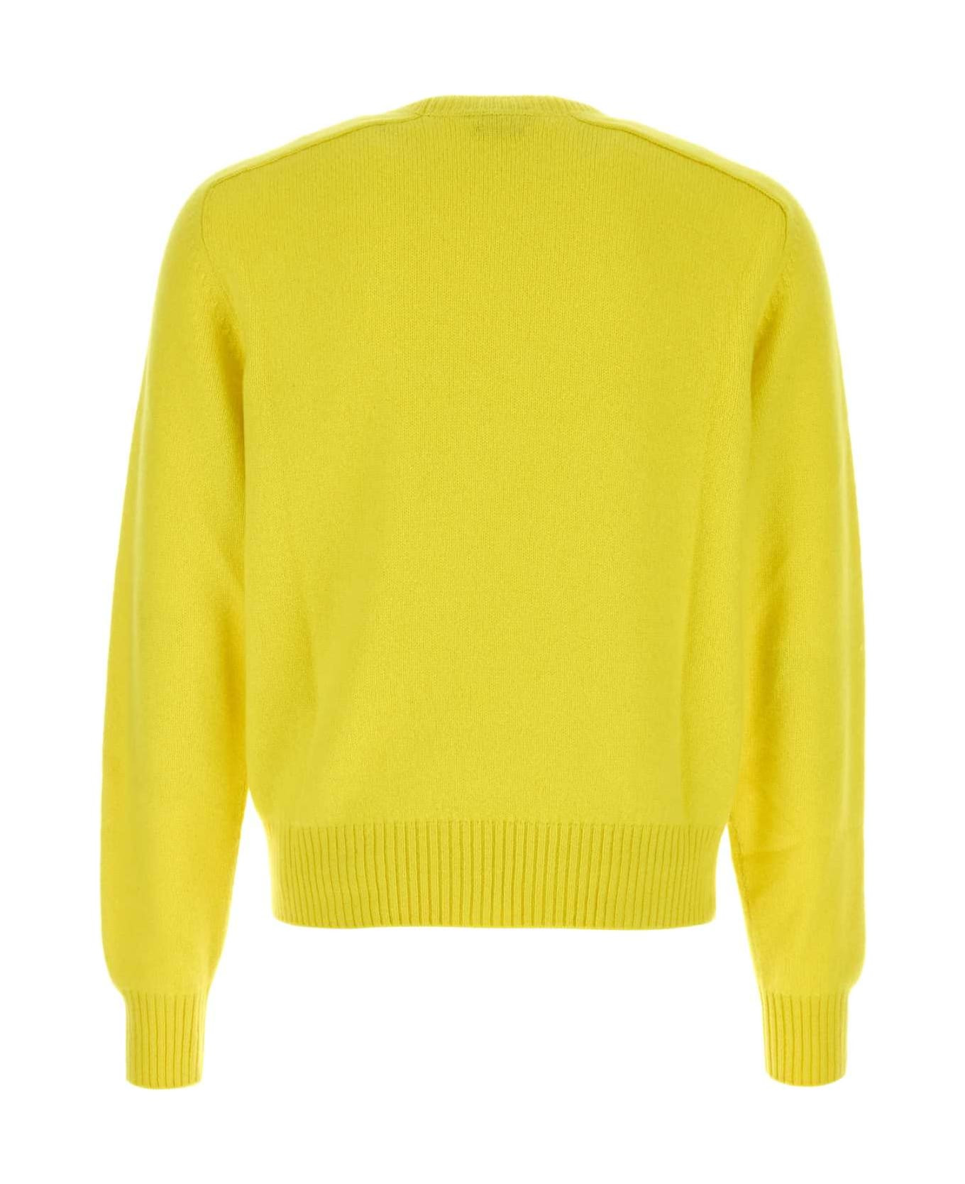 Yellow Cashmere Sweater - 2
