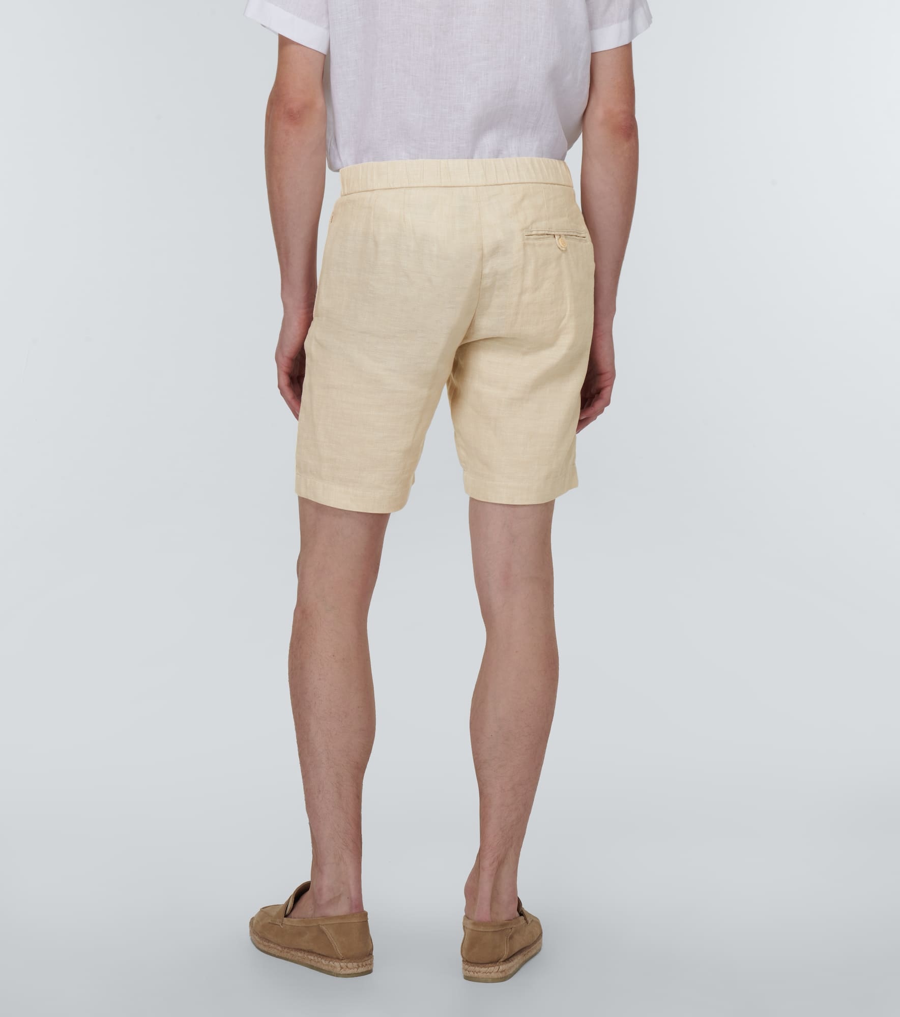 Felipe linen and cotton shorts - 4