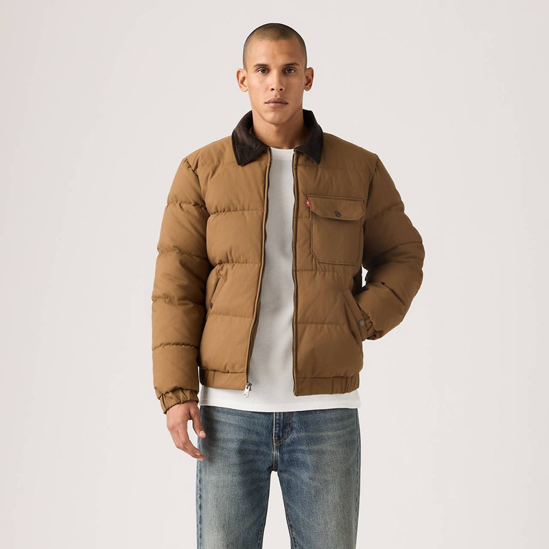 QUILTED DEPOT JACKET WITH CORDUROY COLLAR 3