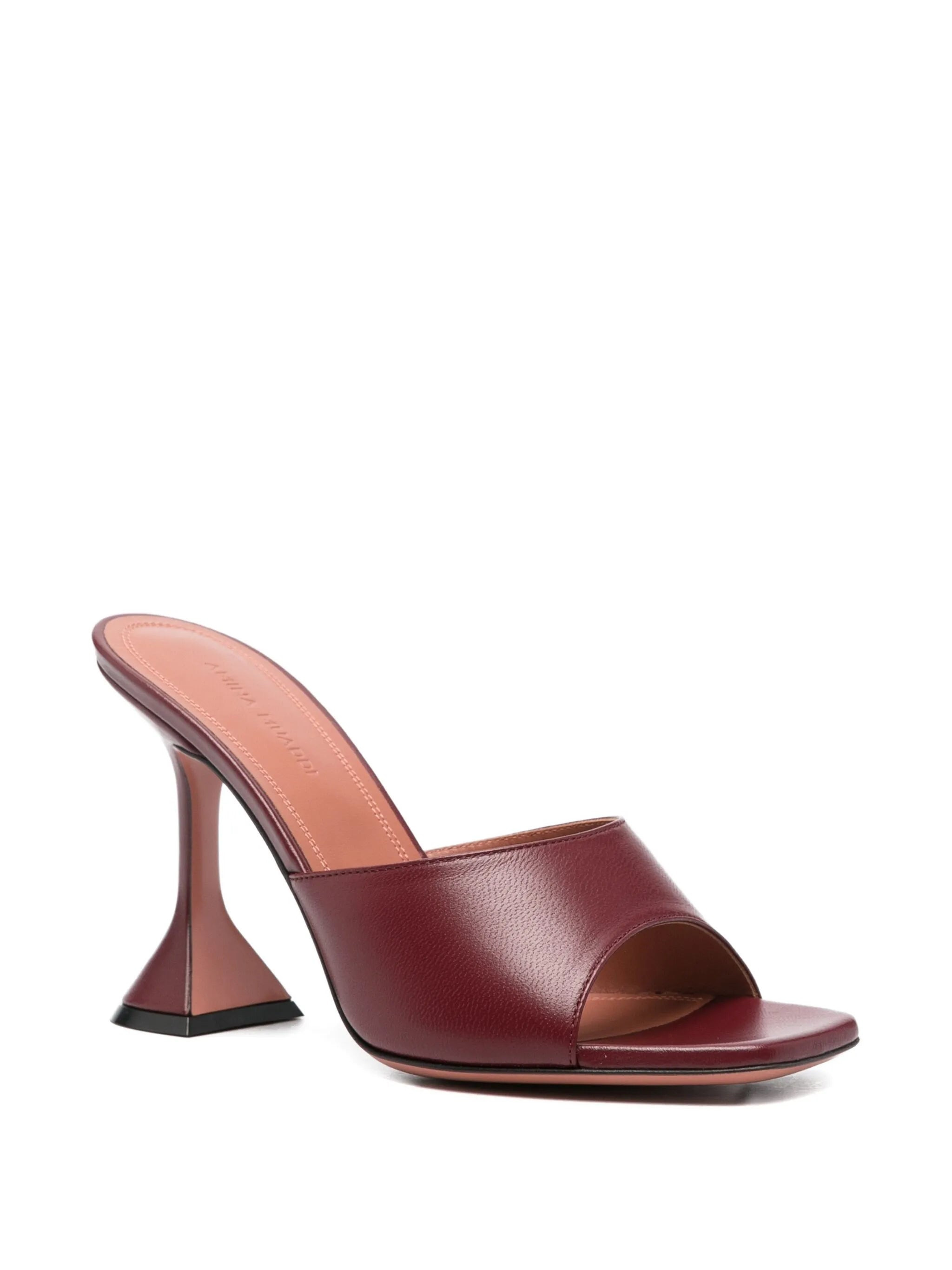 Amina Muaddi 95m Lupita Square-toe Sandals - 3