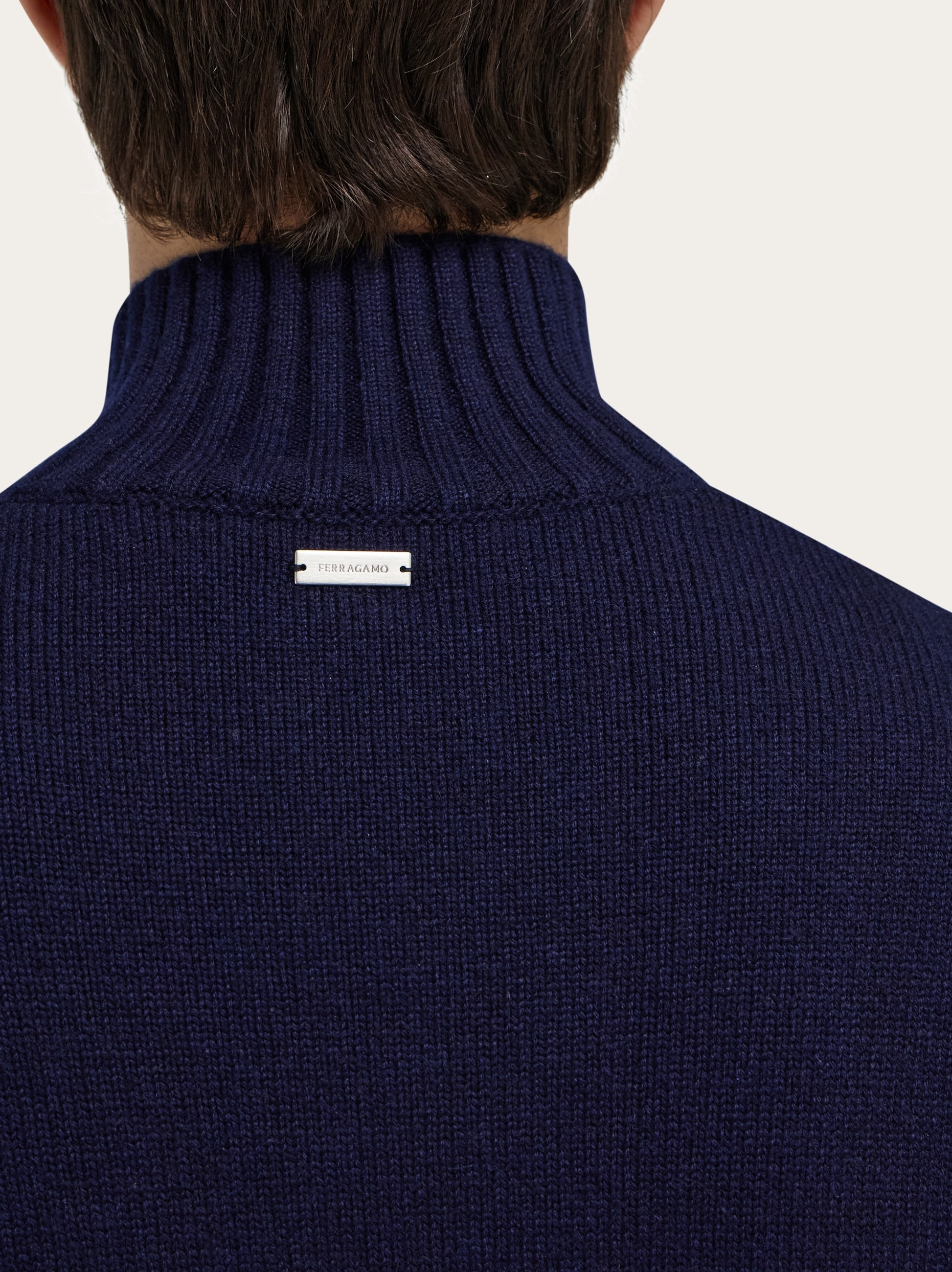 High neck cashmere pullover - 5