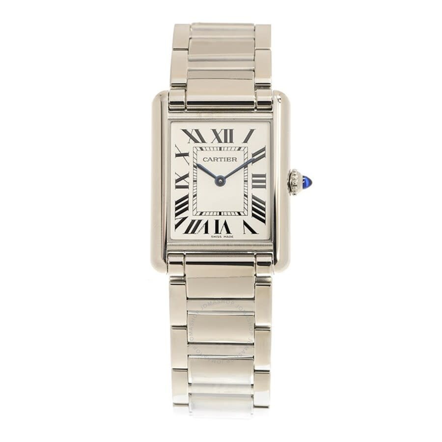 Cartier Tank Must Quartz Silver Dial Men's Watch WSTA0052 - 3