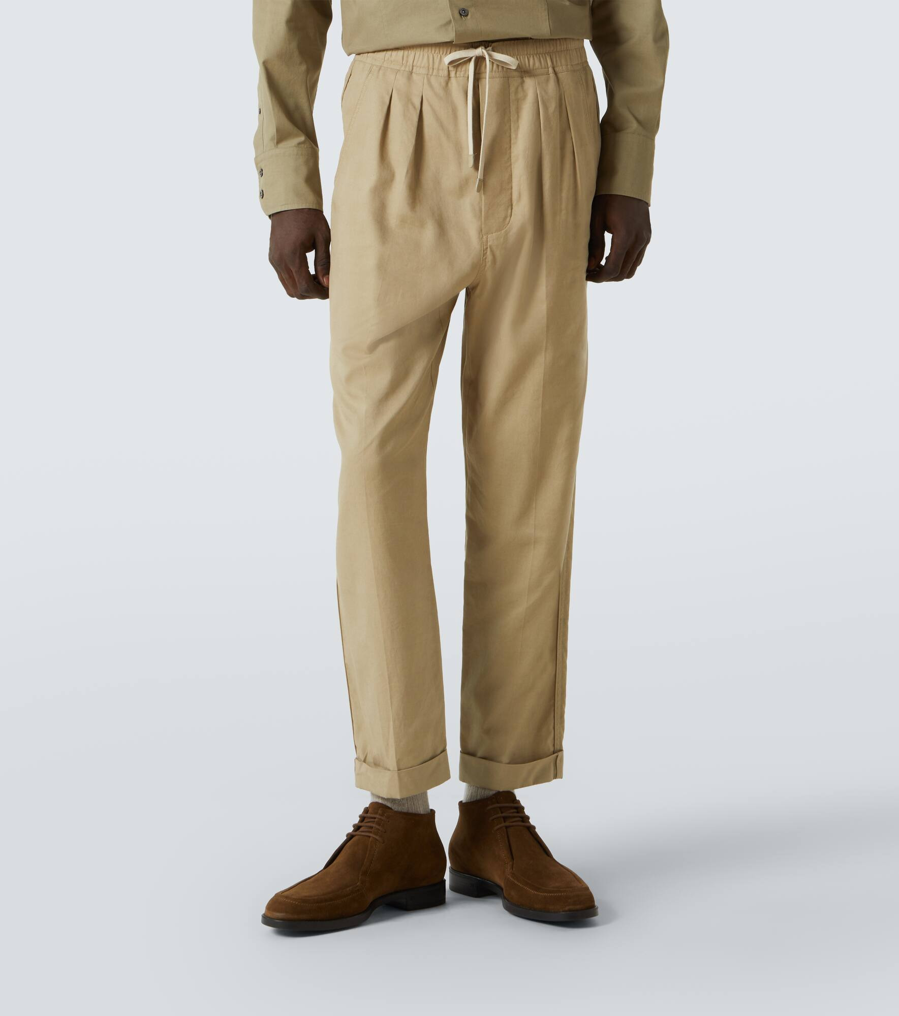 Twill straight pants - 3