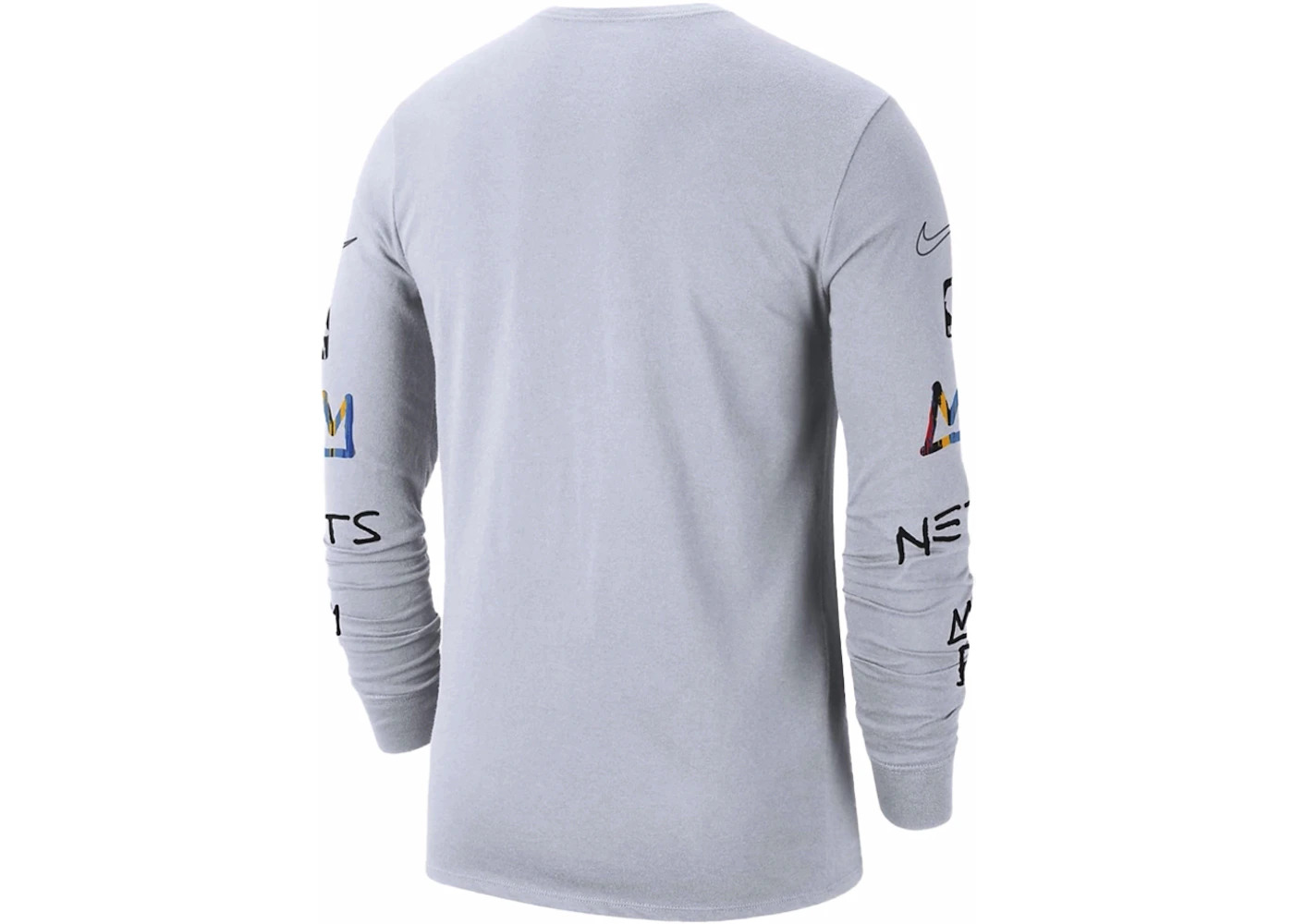 Nike NBA Brooklyn Nets City Edition L/S T-shirt White - 2