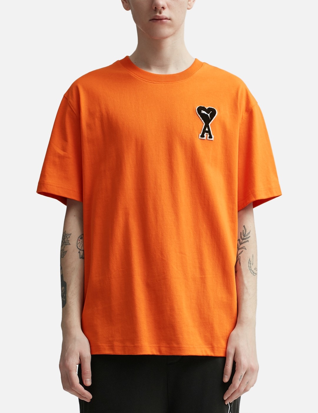 PUMA × AMI W Graphic Tee ショート丈 M Puma x Ami Graphic Tee Marshmallow - FW22 - US