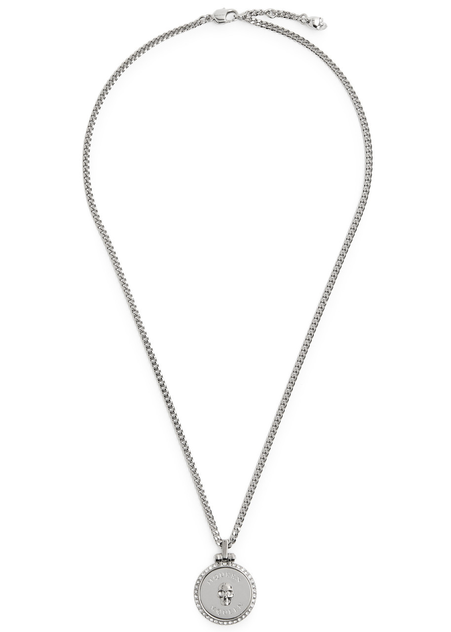 Alexander Mcqueen Sovereign Crystal-embellished Skull Necklace - 3