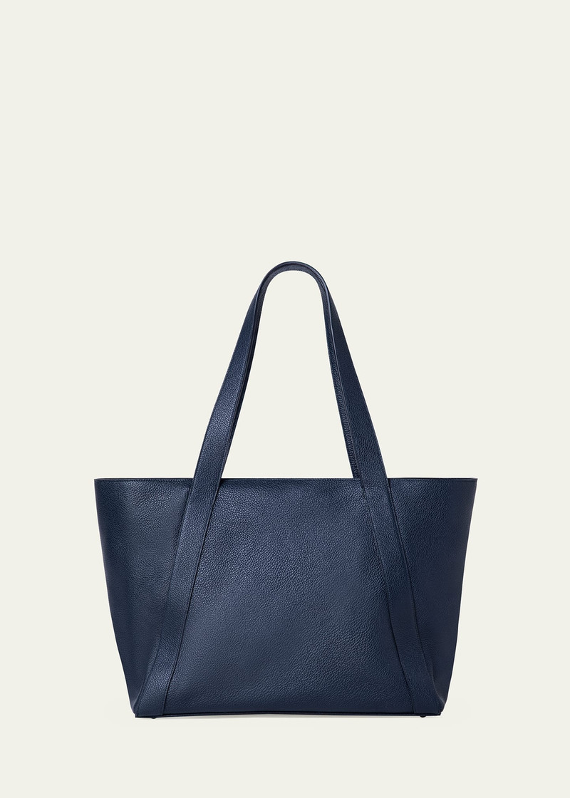 AKRIS Alexa Zip Leather Tote Bag outlook