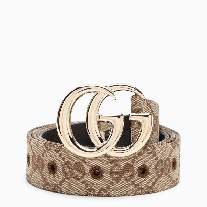 Gucci Gg Marmont Thin Belt In Gg Supreme Women - 1