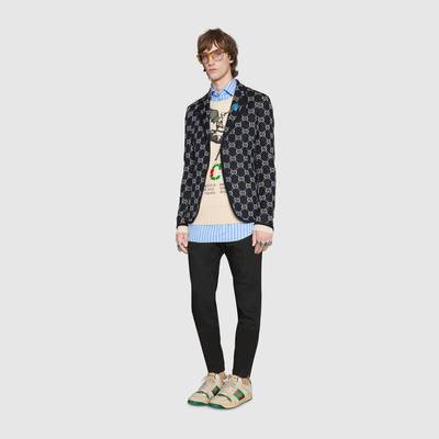 GUCCI GG jacquard jacket outlook