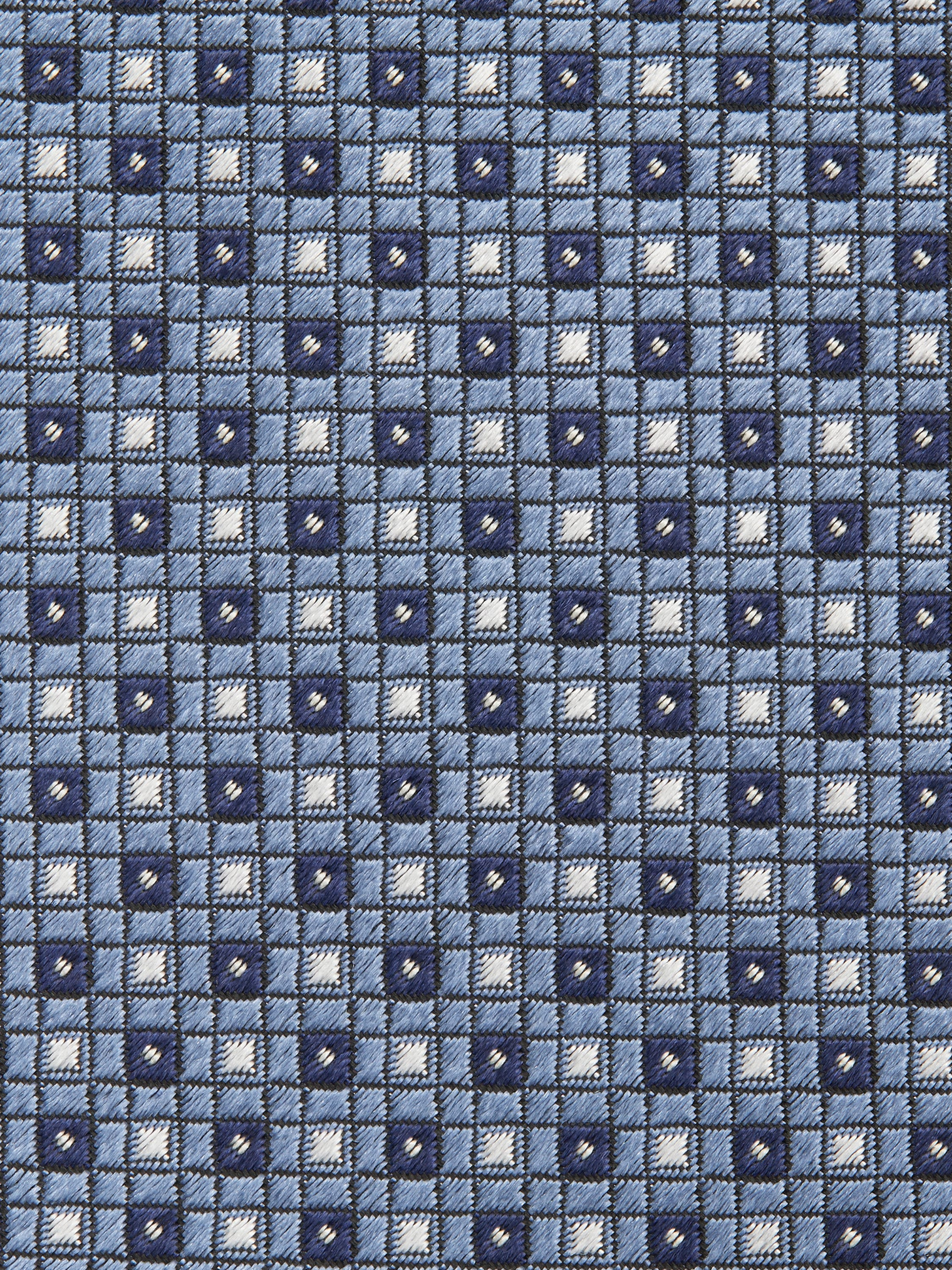 LIGHT BLUE SILK TIE - 2