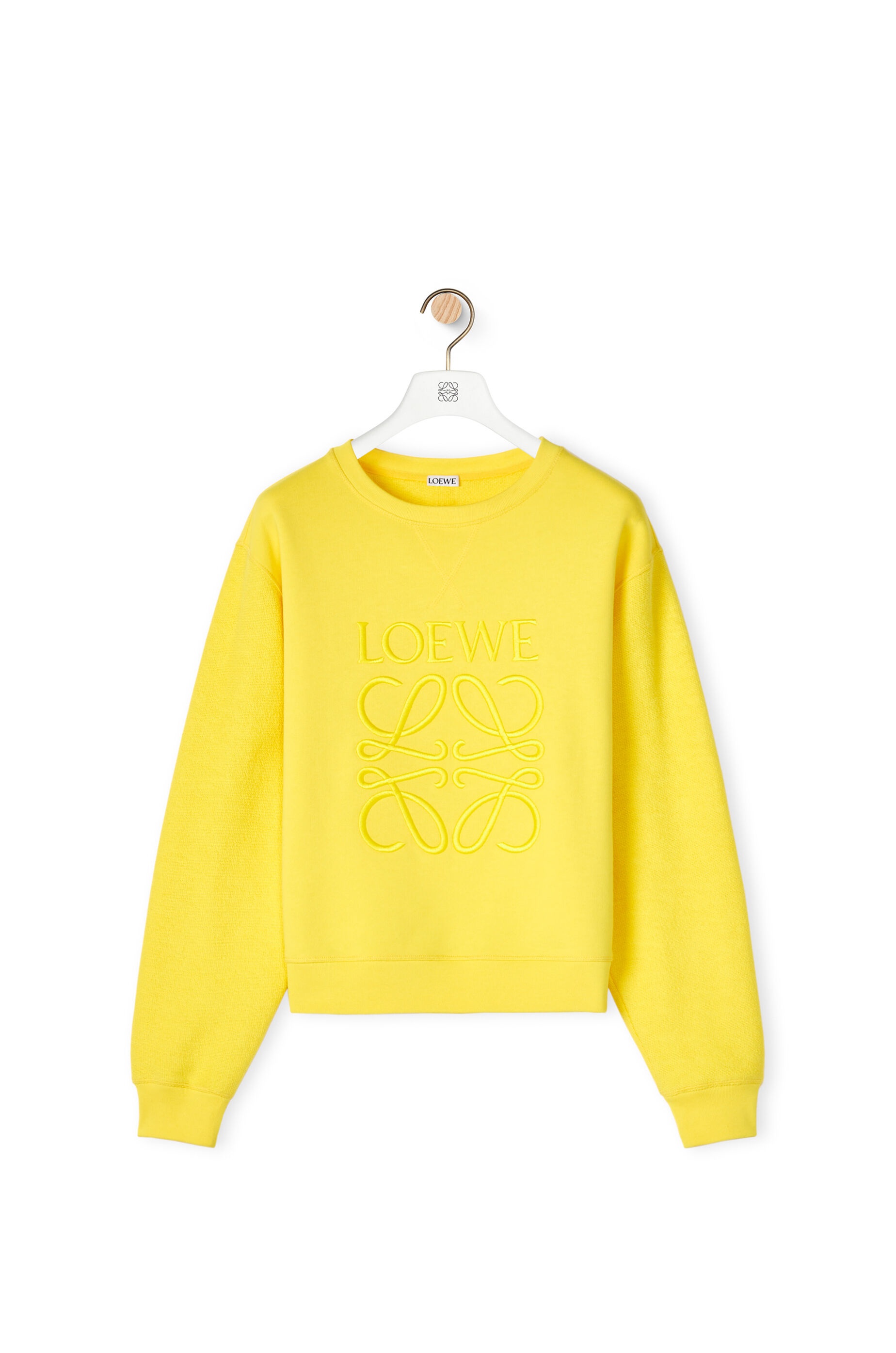 LOEWE Anagram embroidered sweatshirt in cotton - 1