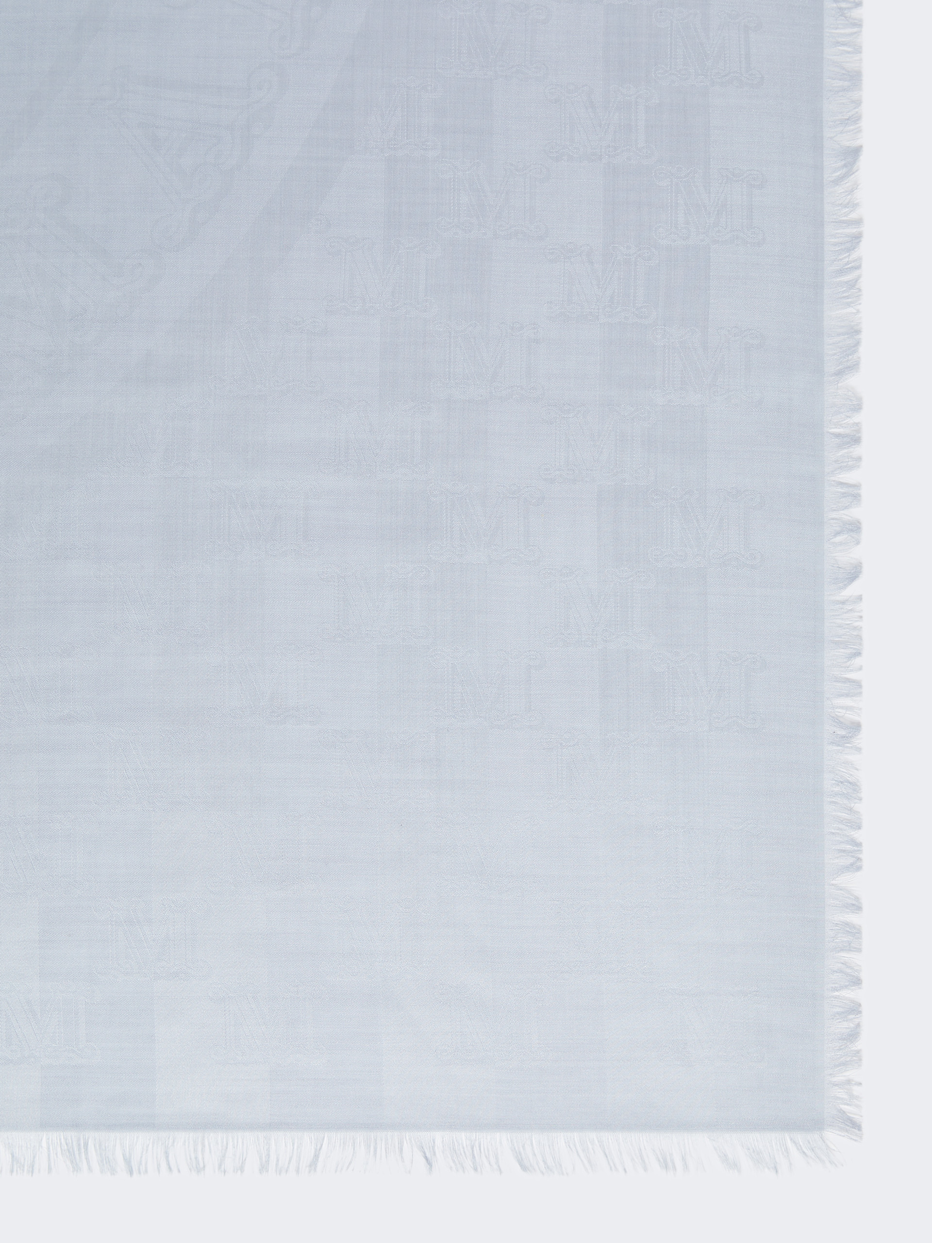 DUDY Jacquard silk and wool shawl - 2