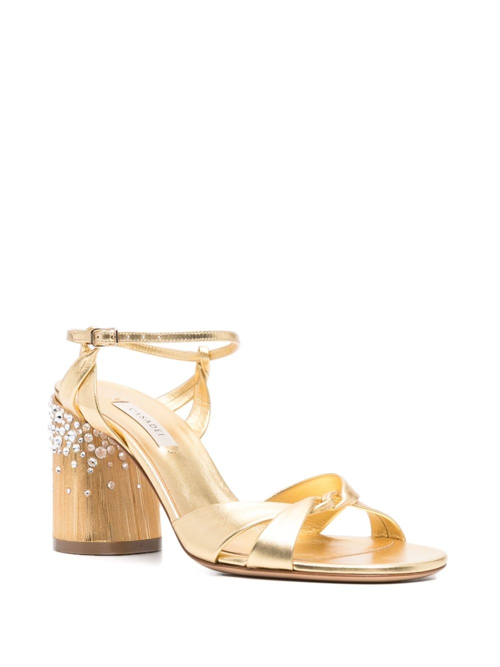 80mm crystal-embellished sandals - 2