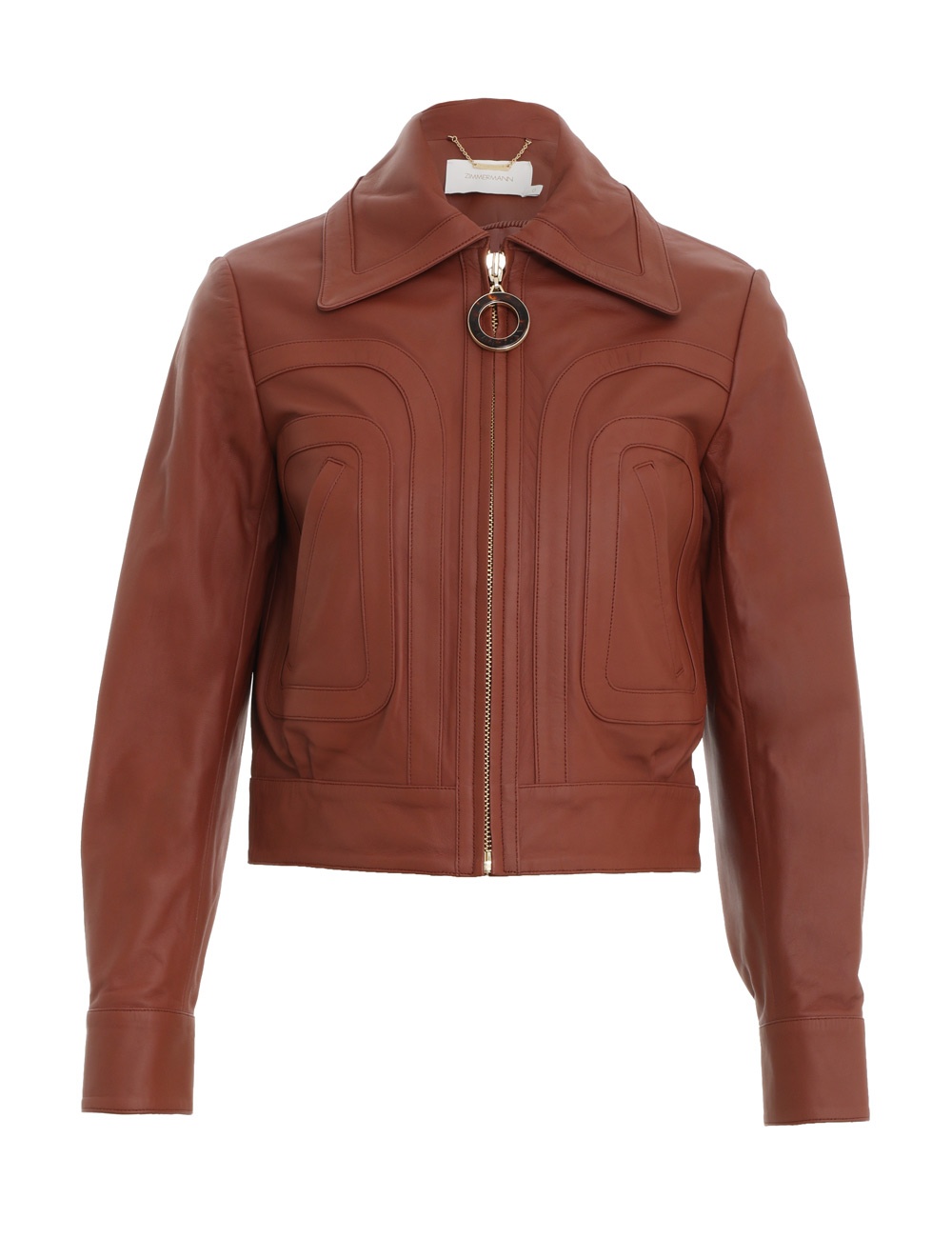 WONDERLAND LEATHER BOMBER - 1