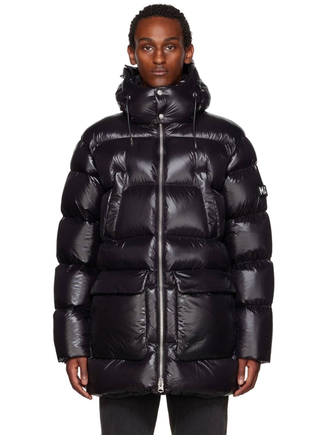 Black Kendrick Down Jacket - 1